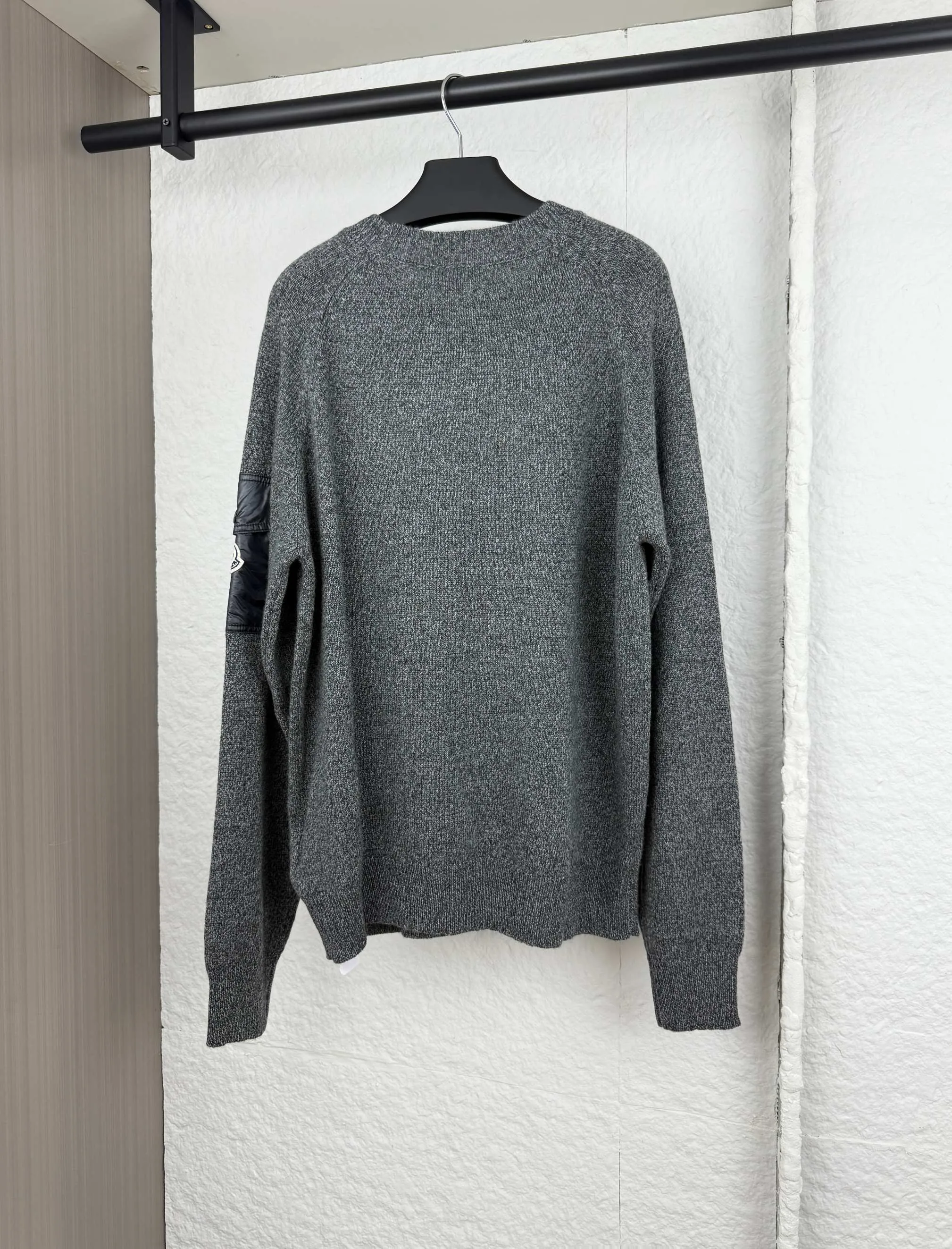 P410 Moncler Mouline patchwork crew neck sweater S/M/L/XL