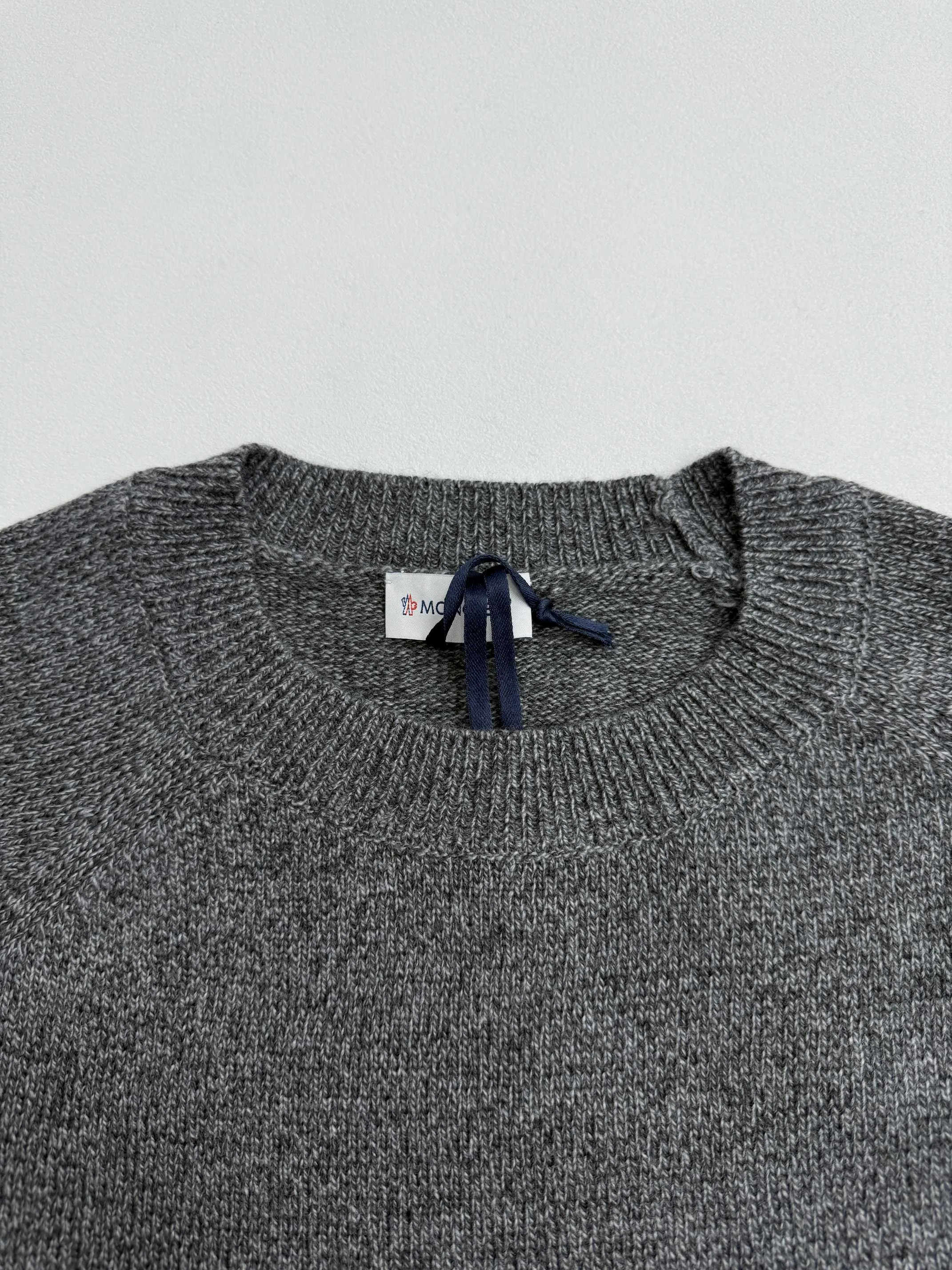 P410 Moncler Mouline patchwork crew neck sweater S/M/L/XL