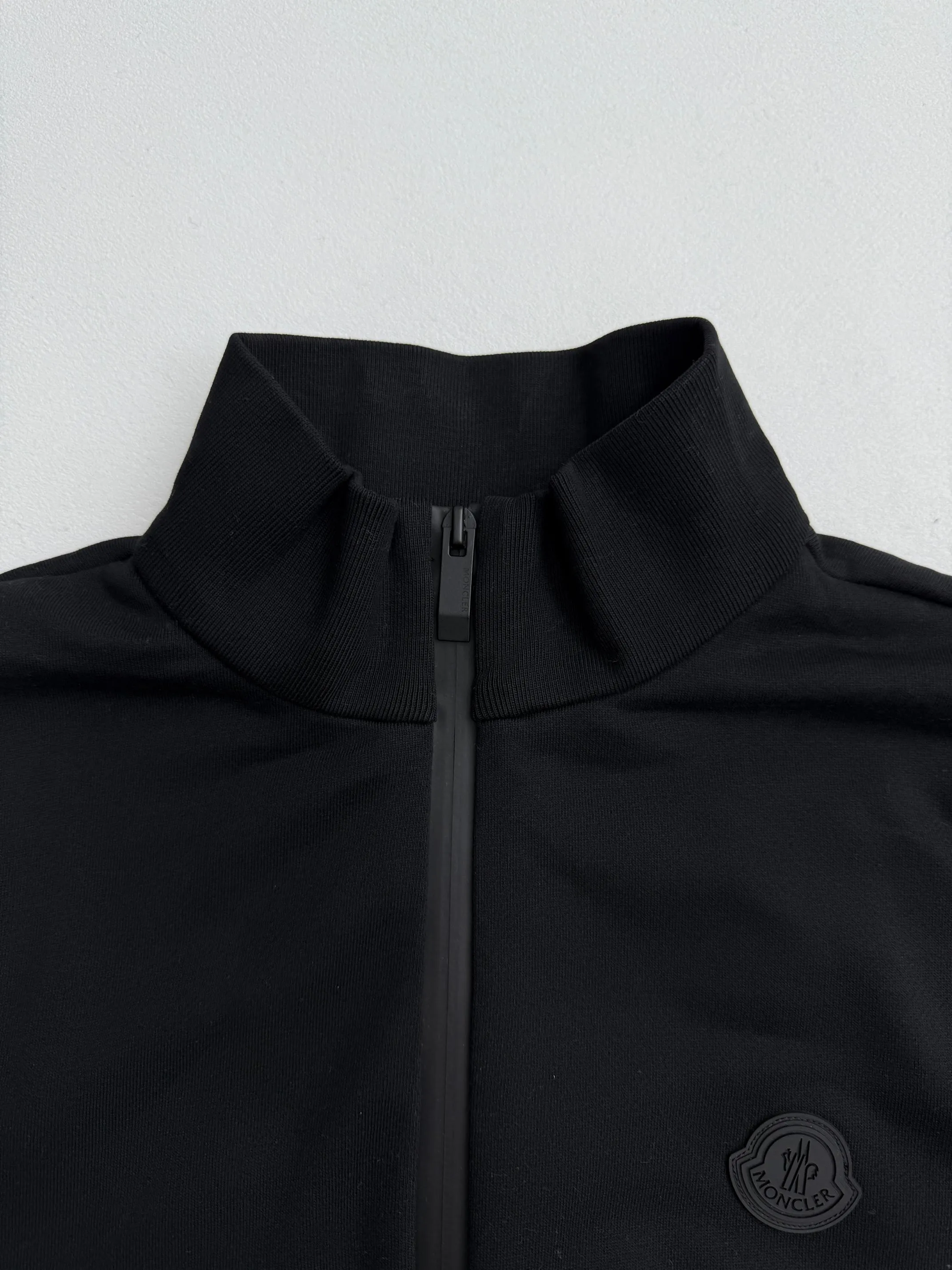 P450 Moncler masked arm patchwork zipper stand collar sweatshirt S/M/L/XL