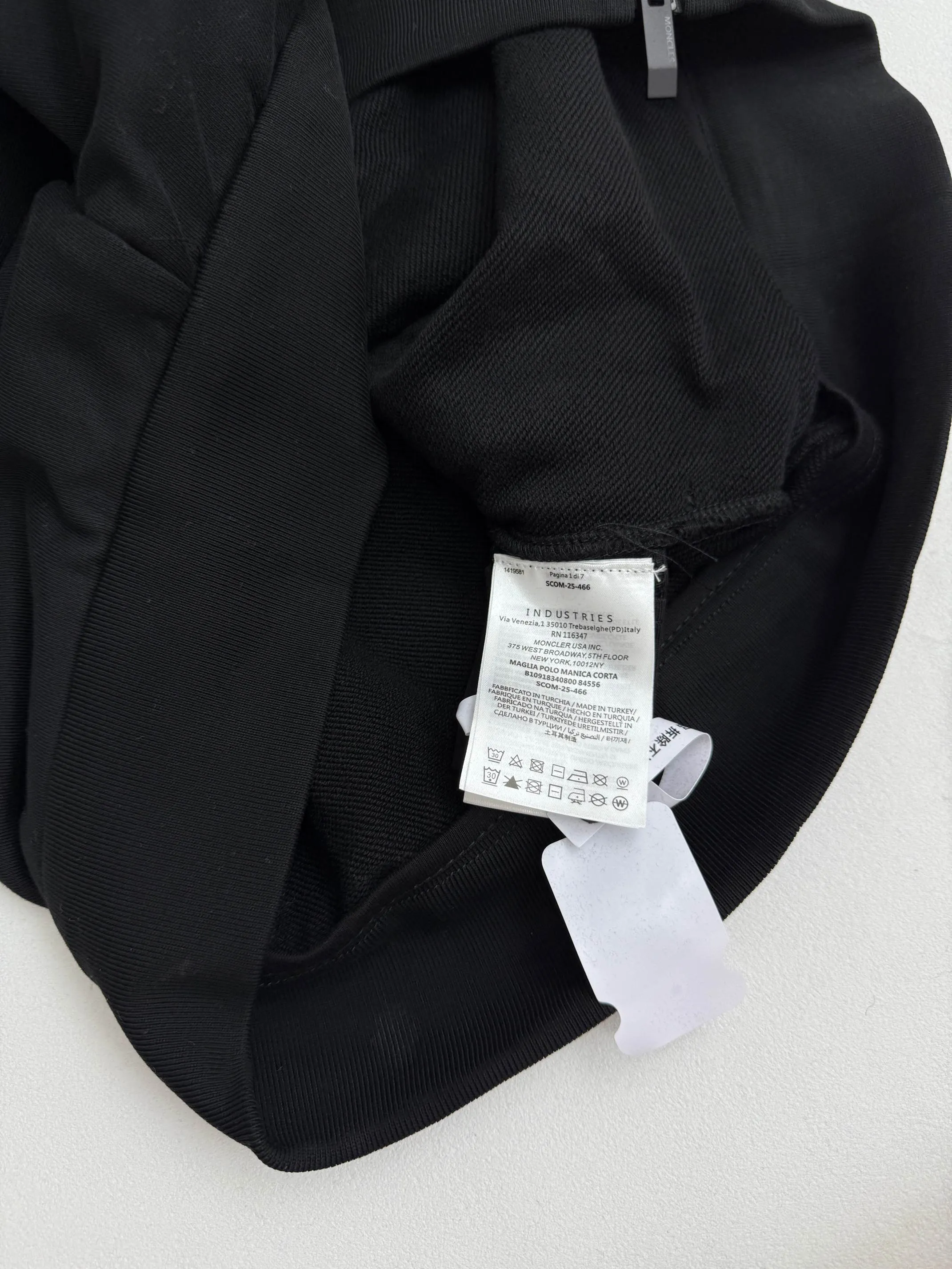 P450 Moncler masked arm patchwork zipper stand collar sweatshirt S/M/L/XL