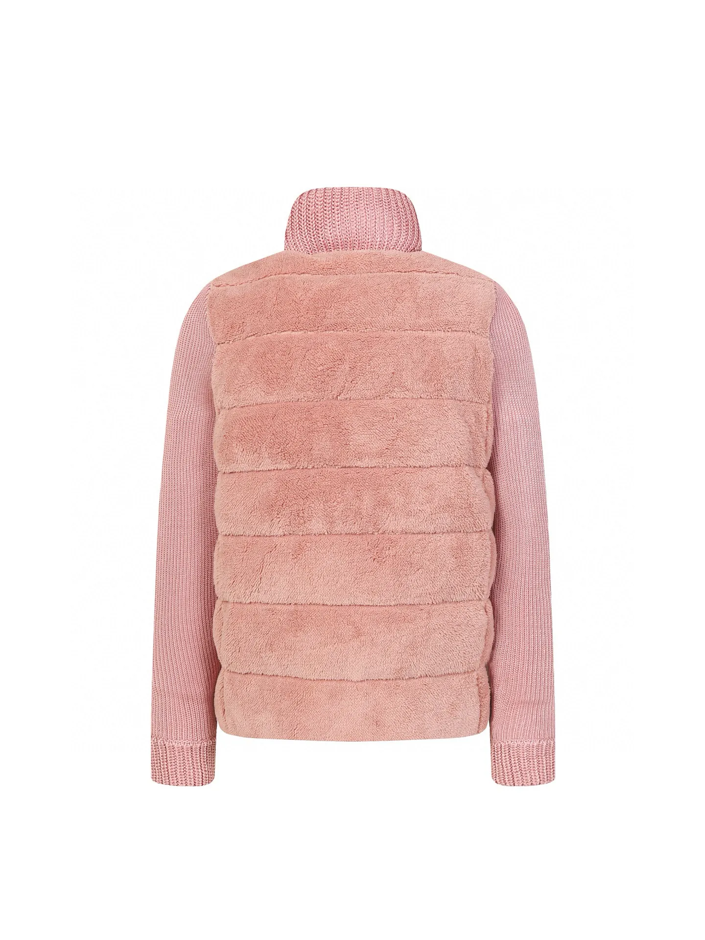 P580 🔥Moncler Women's Wool Teddy Down Jacket. This cardigan is made of wool and teddy style fabrics, providing a soft and comfortable wearing experience. Midweight knitted piece with down-filled front and back that can easily be worn as a outer layer in warmer weather. Fabric: Sleeves and collar made of woolen wool, Longue saison lining, 90% goose down, Craftsmanship: Front and back filled with down teddy style, purl stitch, 5 stitches, zipper closure, zipper pockets, ribbed cuffs Style: A75# Color: Pink White Gray Size: S M L