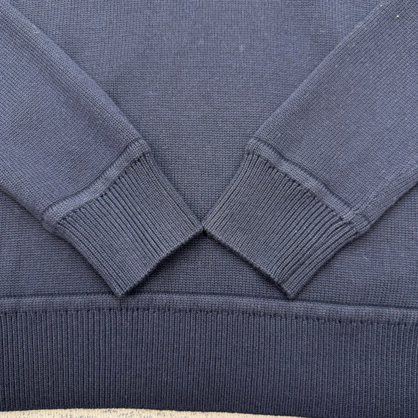 P430 Moncler masked towel embroidered letter logo wool blend knitted round neck pullover sweater Size: S/M/L/XL