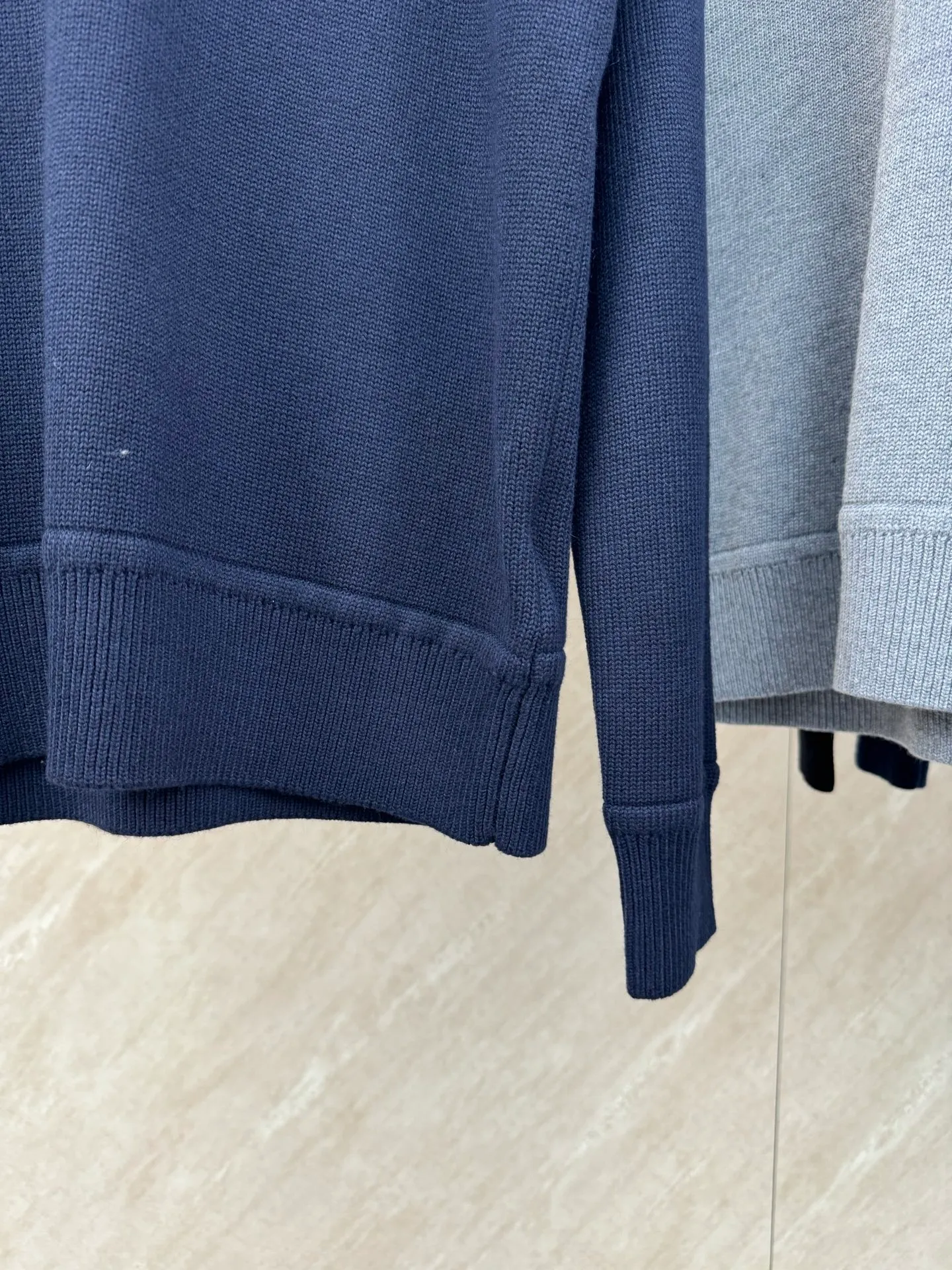P430 Moncler masked towel embroidered letter logo wool blend knitted round neck pullover sweater Size: S/M/L/XL
