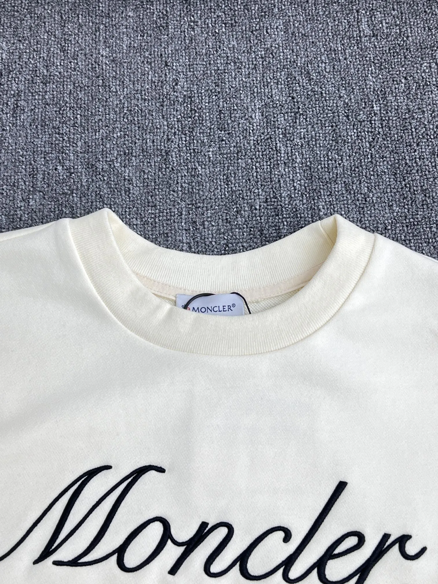 P380 Moncler masked letter embroidered armband sweatshirt S/M/L/XL