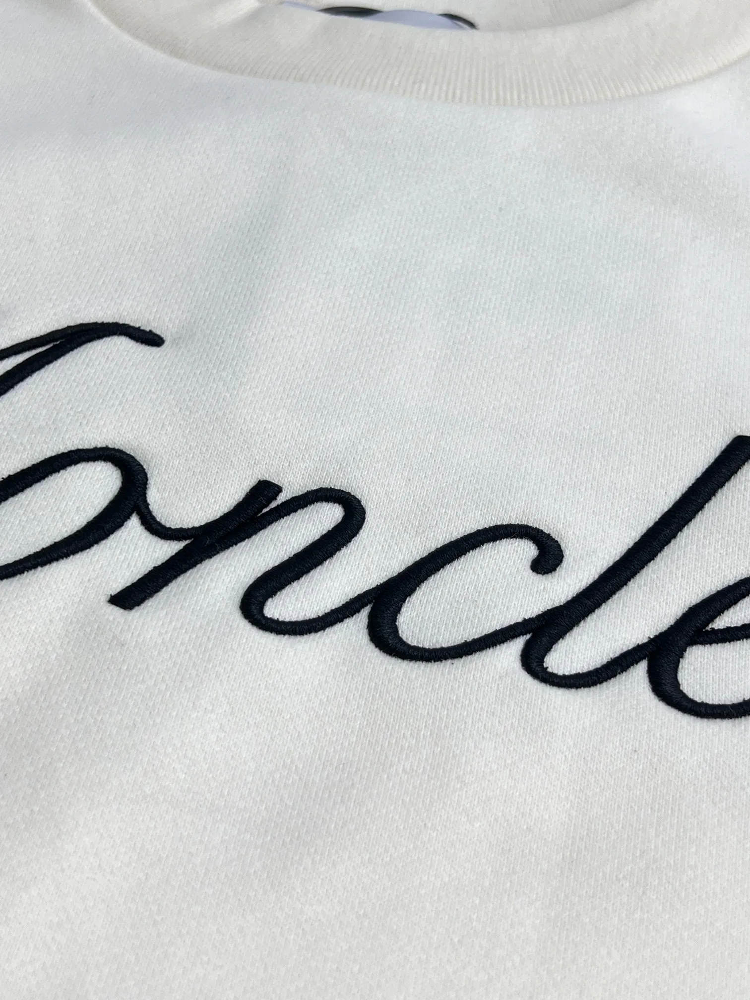 P380 Moncler masked letter embroidered armband sweatshirt S/M/L/XL