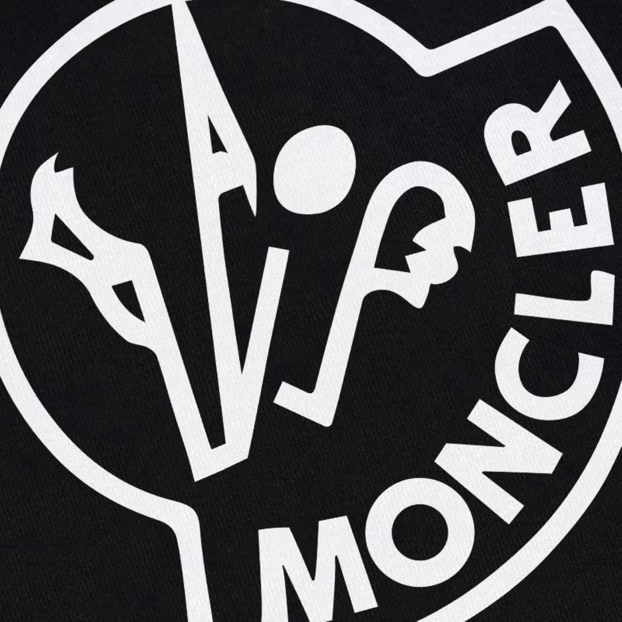 P270 Recommend with confidence, Moncler Mouth Mouth 480g Velvet Printed Hooded Sweatshirt Australian velvet fabric is soft and comfortable, does not shrink, does not deform, does not pill) Original customized accessories Collar label Wash mark Hang tag Packaging (perfect details) Color White Black Size XS-L - Copy (41) - Copy