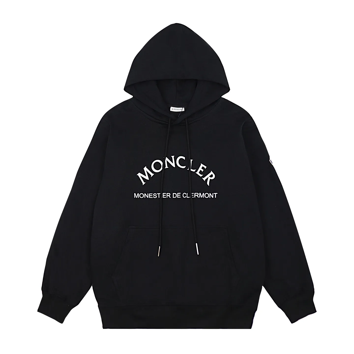 P234 Style number: 856 〈MONCLER〉 Mongolian hooded sweatshirt. The price of the hooded sweatshirt is actually quite advantageous. Those who have been to the counters should know that the price of the hooded sweatshirt is not much cheaper than that of Gucci Burberry. It is just relatively low-key and unwilling to hype. It is a picture that you want to buy or not. It has an arrogant existence... ✅Original custom-made with logo eyelets and hood ✅460g 100% cotton wool-eating fabric OS version is too large ✅Matched with the original high-weight double yarn thread ✅Correct three-needle and five-thread craftsmanship Chain edge Color: Black White Size S M L