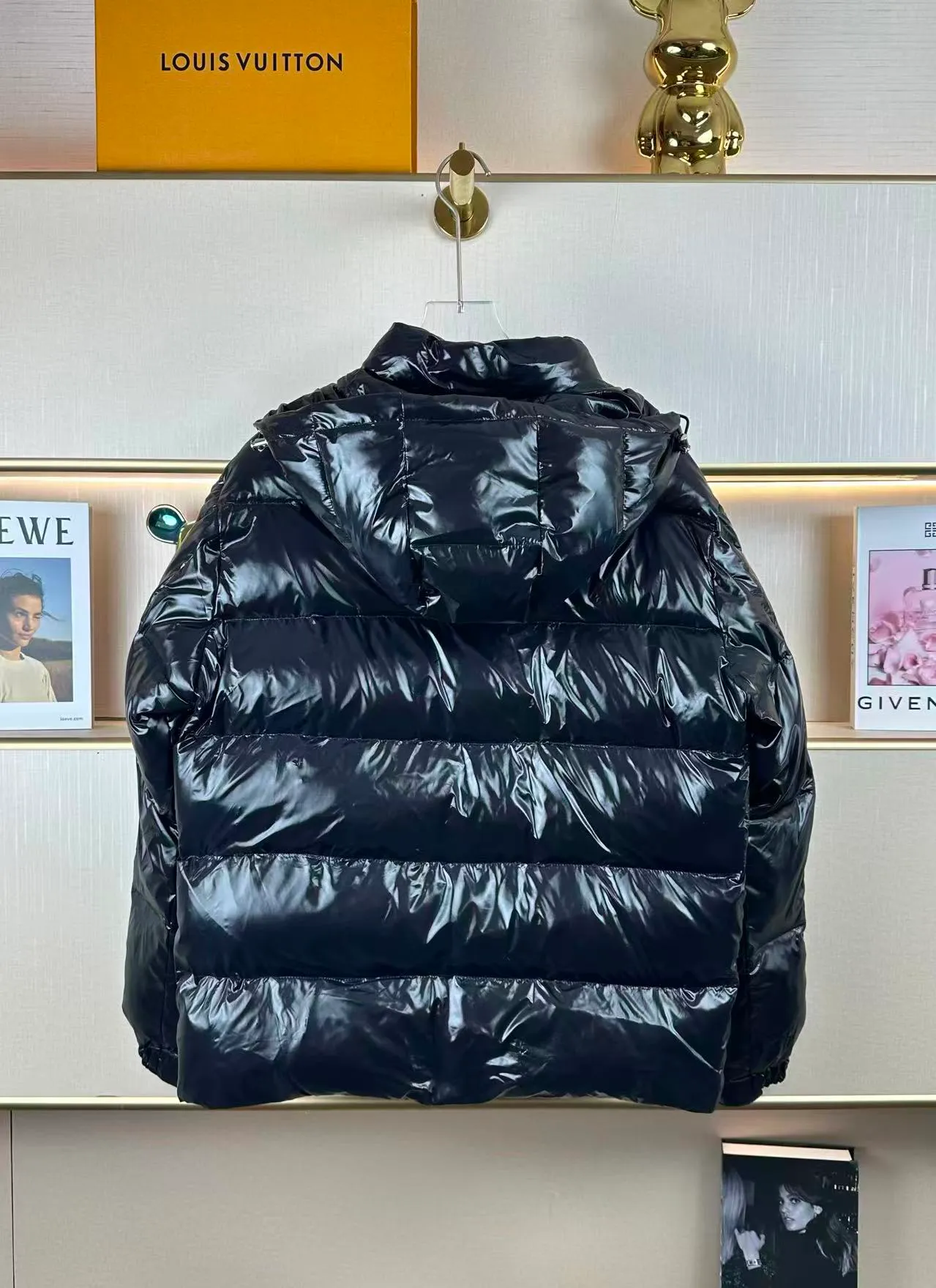 P660 new winter cotton clothing, Mengjia Maya classic style, same style for men and women, excellent thermal insulation effect, three-proof nylon material, custom zipper, double-layer gallbladder, Moncler/mask, two-color black, white, size M.L.XL.2XL3XL,