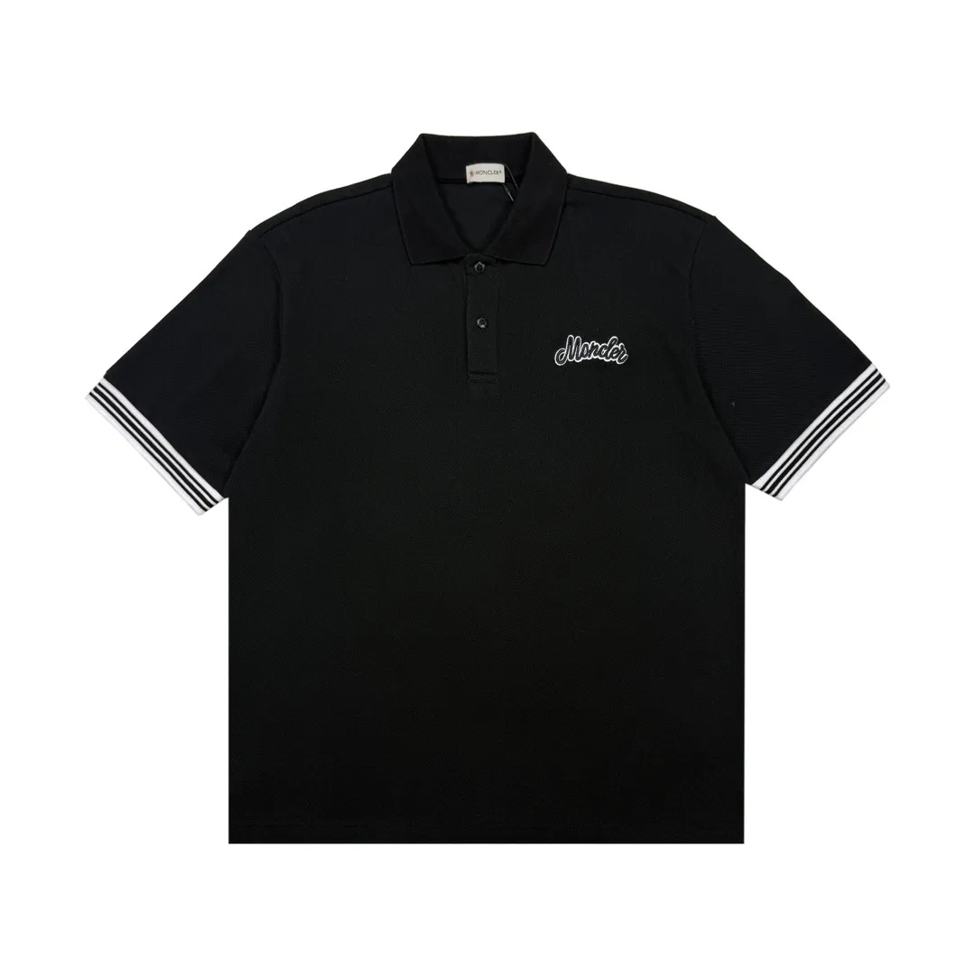 P220 Moncler logo embroidered polo shirt, sizes XS-L