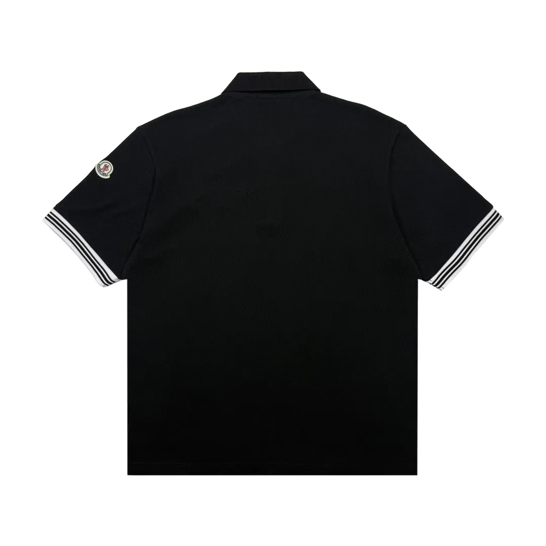 P220 Moncler logo embroidered polo shirt, sizes XS-L