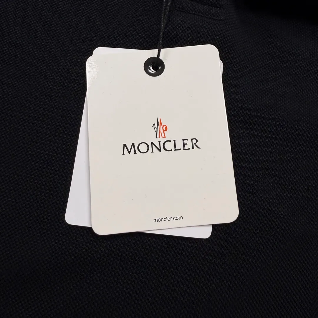 P220 Moncler logo embroidered polo shirt, sizes XS-L