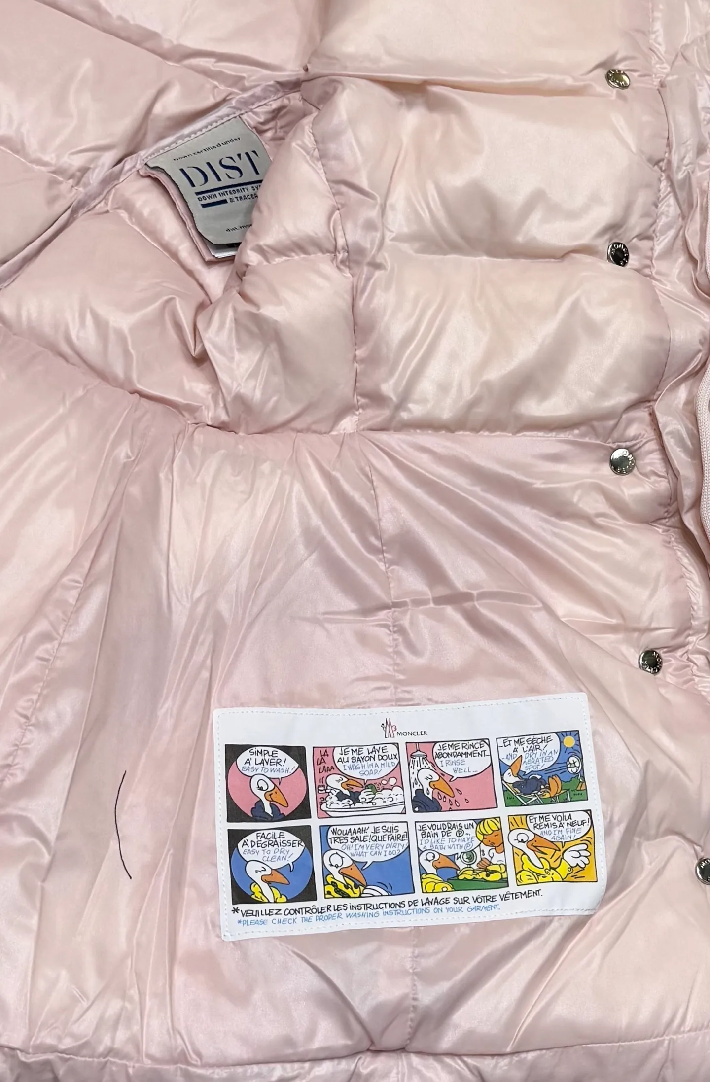 P920 Women's Moncler FW24 Barante short waist silhouette zipper long-sleeved down jacket Color: light pink off-white black Size: 0 1 2 3