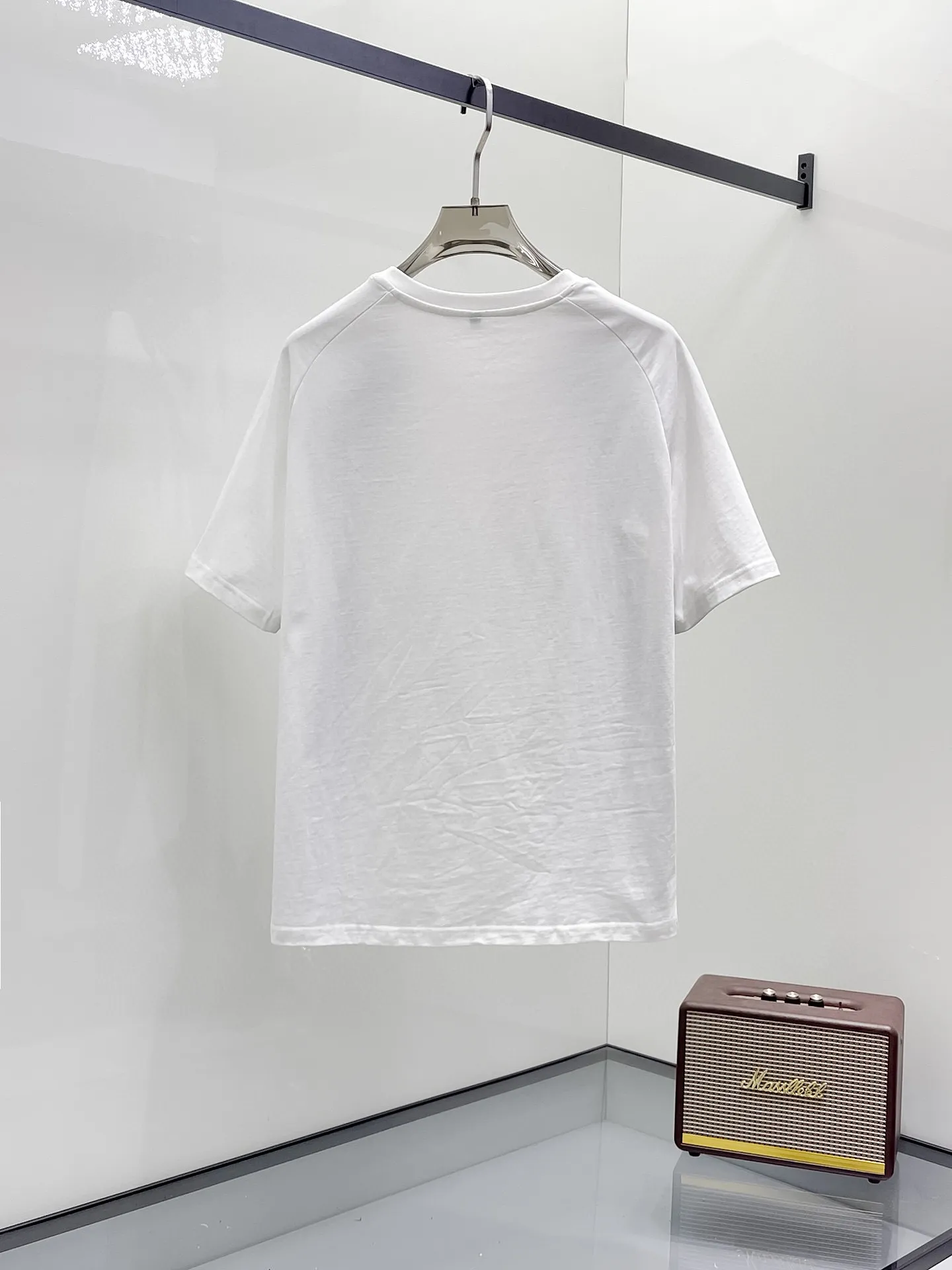 P560 Brand [MONCLER Mouth Covered] 2025 round neck short-sleeved shorts suit. The pure cotton fabric upper body will not be stuffy, the smooth and comfortable skin-friendly effect is more breathable, the fabric has its own texture, classic logo technology, a new interpretation from a unique angle, the first choice for fashion and versatility! Size: M-3XL (maximum wear: 190 pounds)