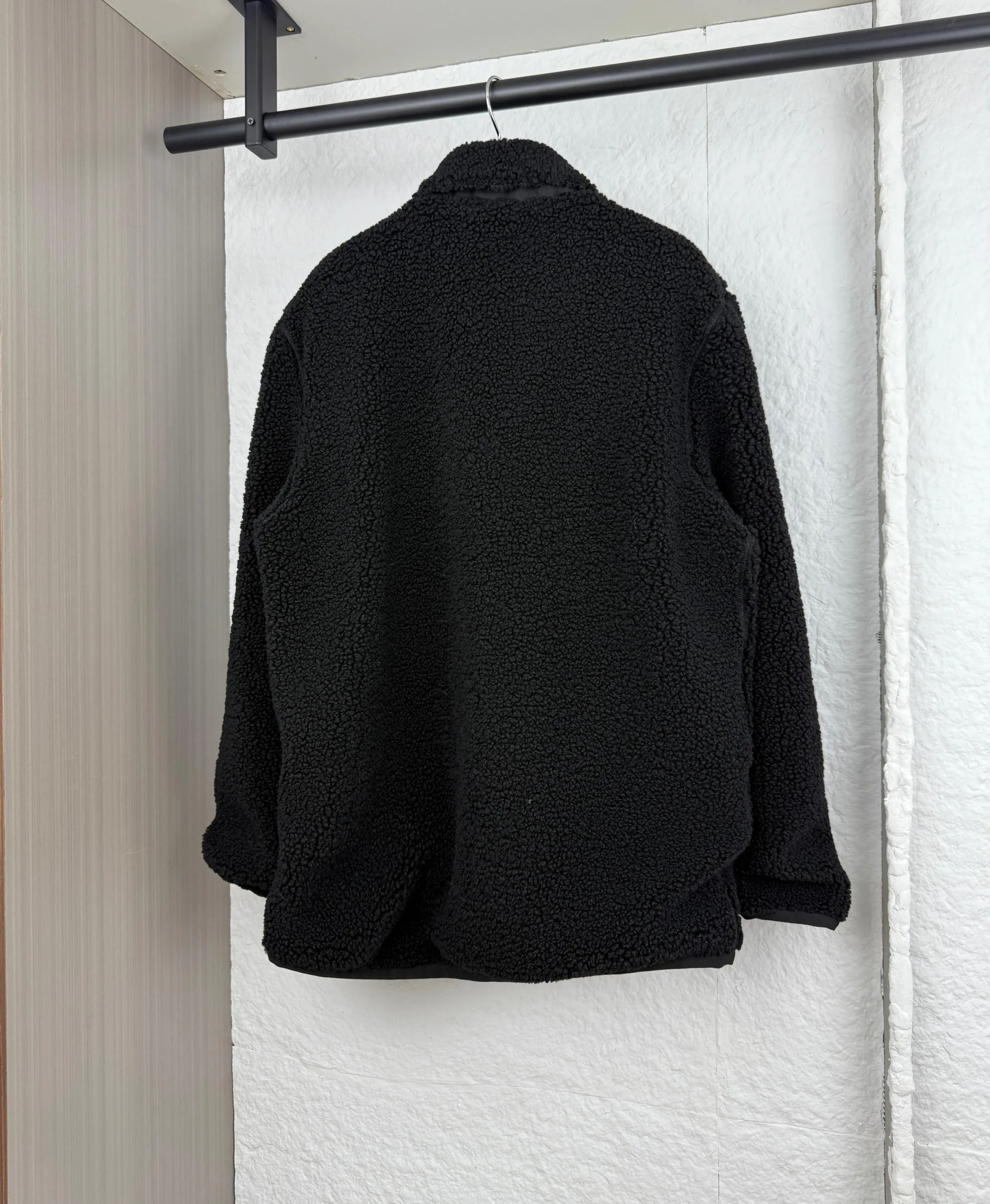 P670 Moncler Chiablese pocket logo shearling jacket S/M/L/XL