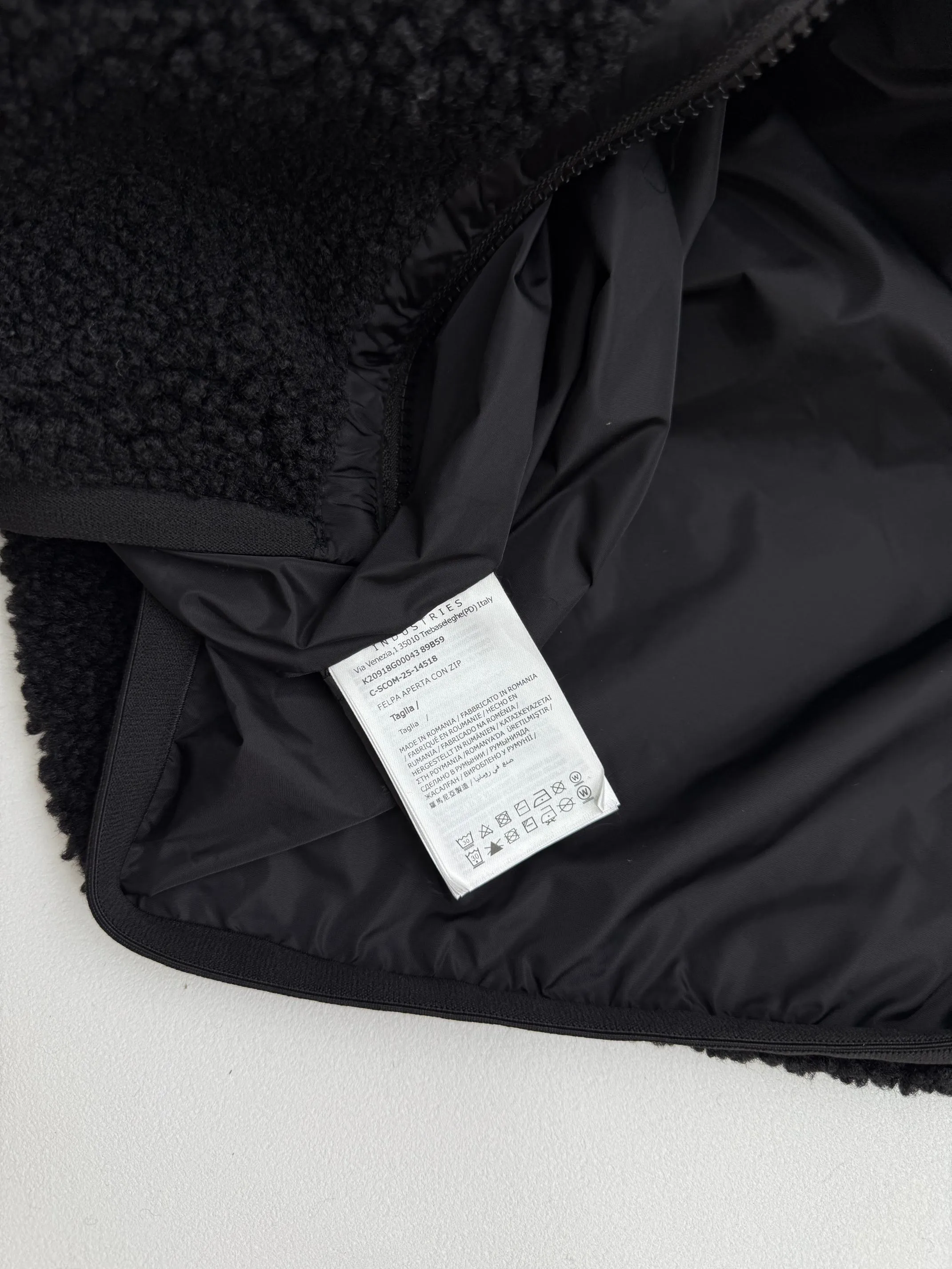 P670 Moncler Chiablese pocket logo shearling jacket S/M/L/XL