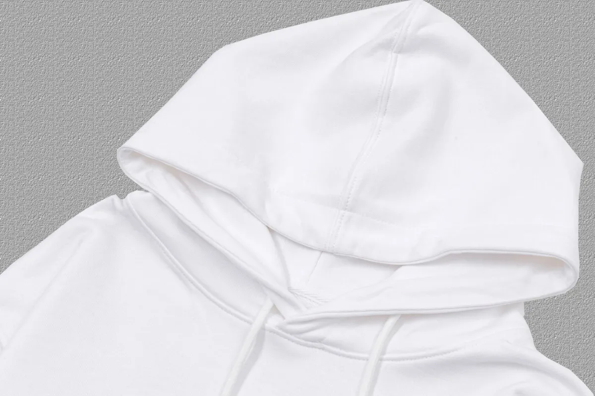 P230 🔥 [MONCLER] 2025 Autumn and Winter New Printed Hooded Sweatshirt High-end pure cotton double-ply 400g heavy terry fabric hoodie Color: Black White Size: S M L XL 2XL