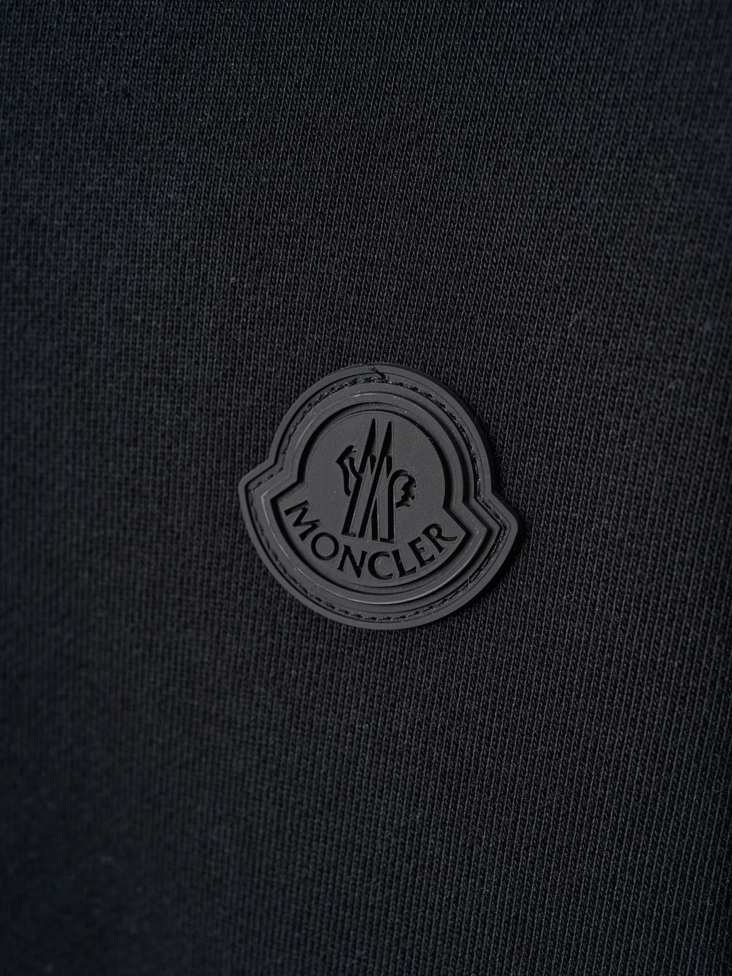 P460 Actual hanging auction] MONCLER/mask cotton same color hooded sweatshirt with back logo [Ready stock] S M L
