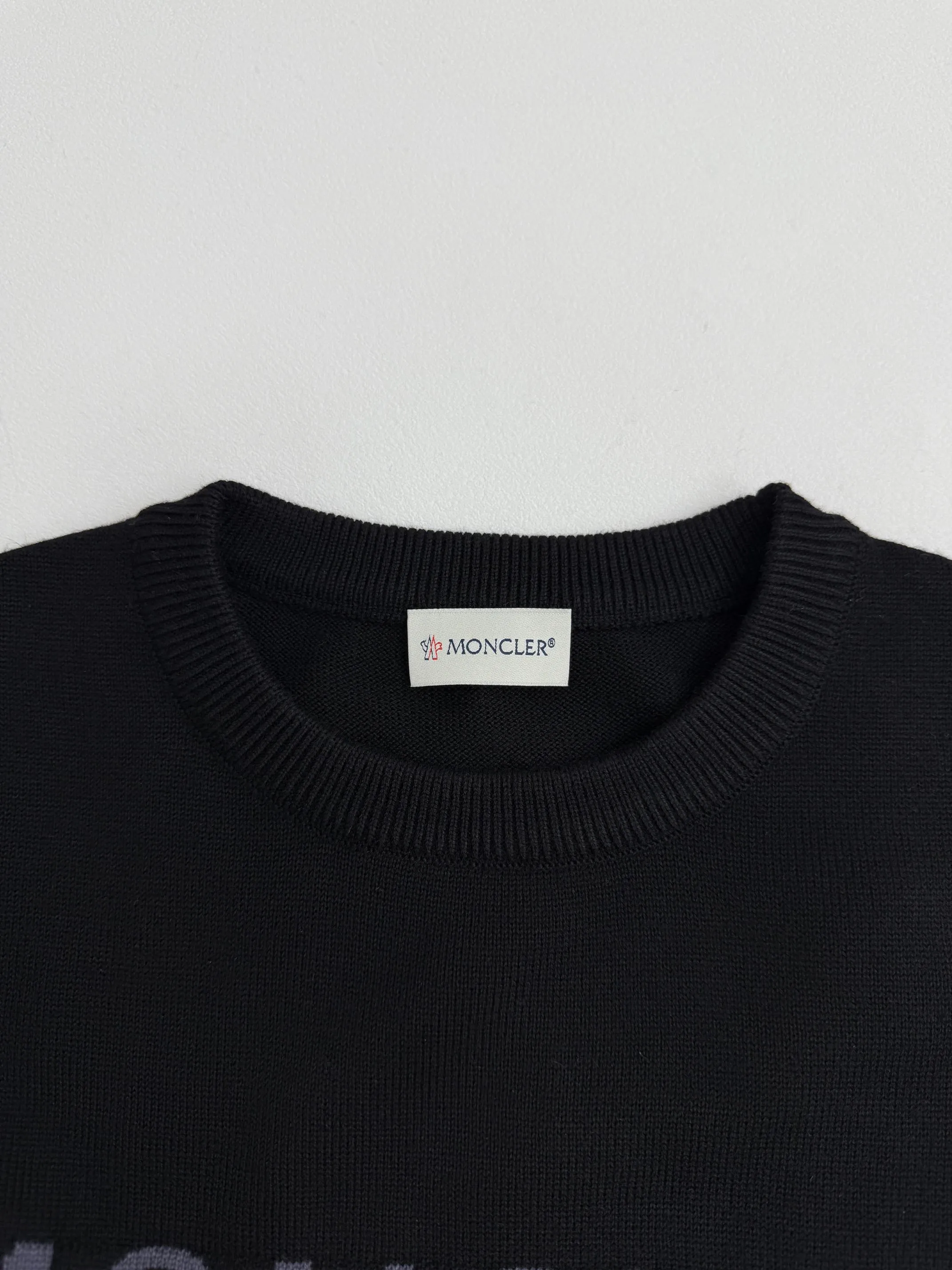 P430 Moncler masked letter jacquard armband knitted sweater S/M/L/XL