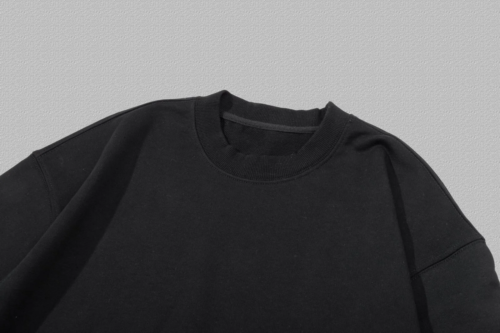 P190 [Moncler] 2025 autumn and winter new round neck sweatshirt High-end pure cotton double-ply 400g heavy terry cloth fabric Color: Black White Size: S M L XL 2XL