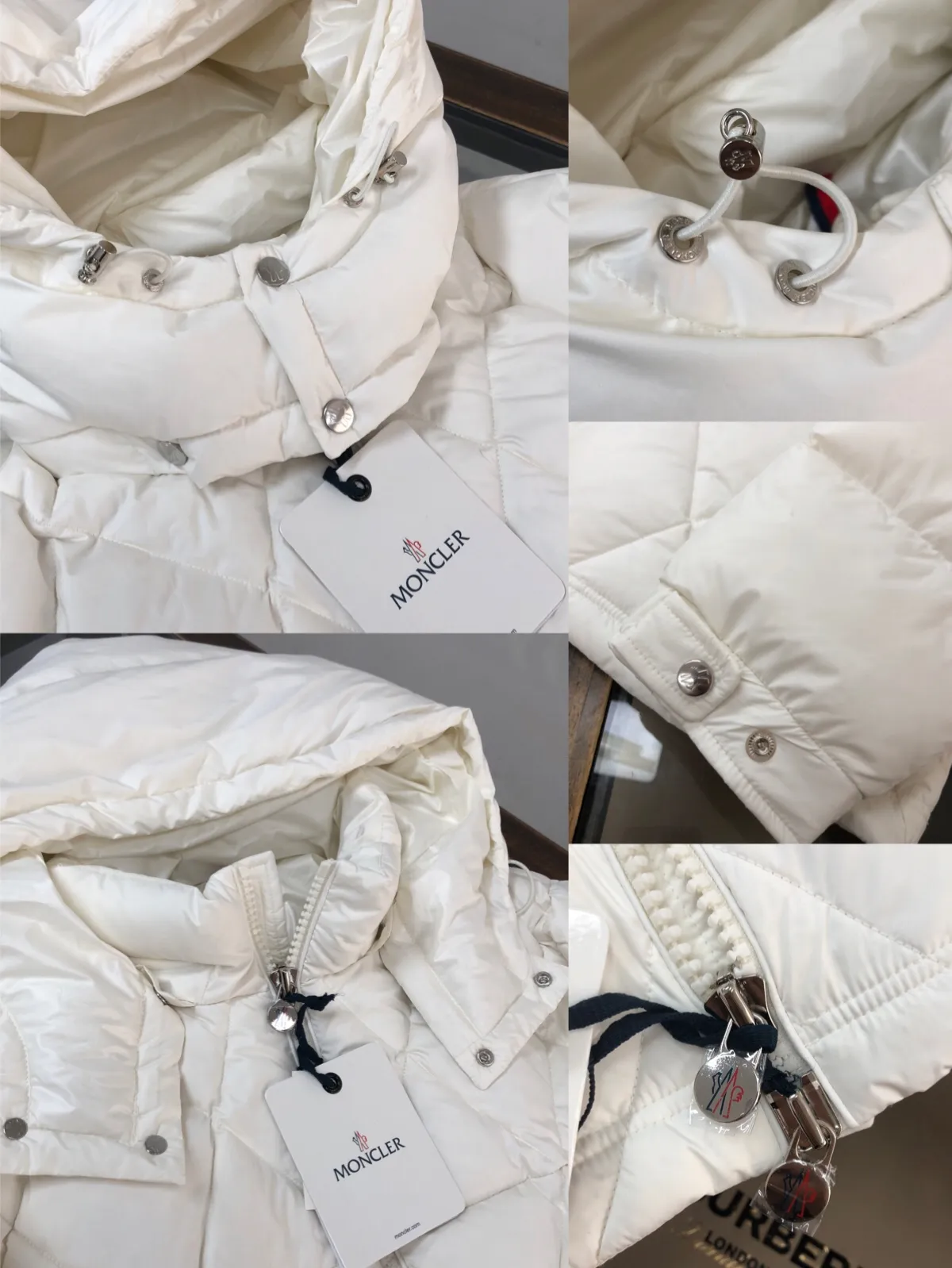P880 🆕🆕🆕🔥Moncler Averole short men’s diamond check down jacket jacket! Premium duck down filling! Original factory matching hardware ~ The Averole men's short down jacket features an eye-catching stitching pattern that combines diamond quilted yoke and rectangular quilted body. complement each other. Made from stretch nylon and features a removable hood, pockets and two-way zip fly. Made of elastic nylon fabric, elastic nylon lining, detachable and adjustable hood with snap buttons and drawstring, diamond quilted yoke, snap button adjustment on the cuffs, sleeve arm flap pockets wool felt logo badge, highly recommended 🤩 Color: Black White Size: 1-2-3-4-5 (please state your height and weight when placing an order)