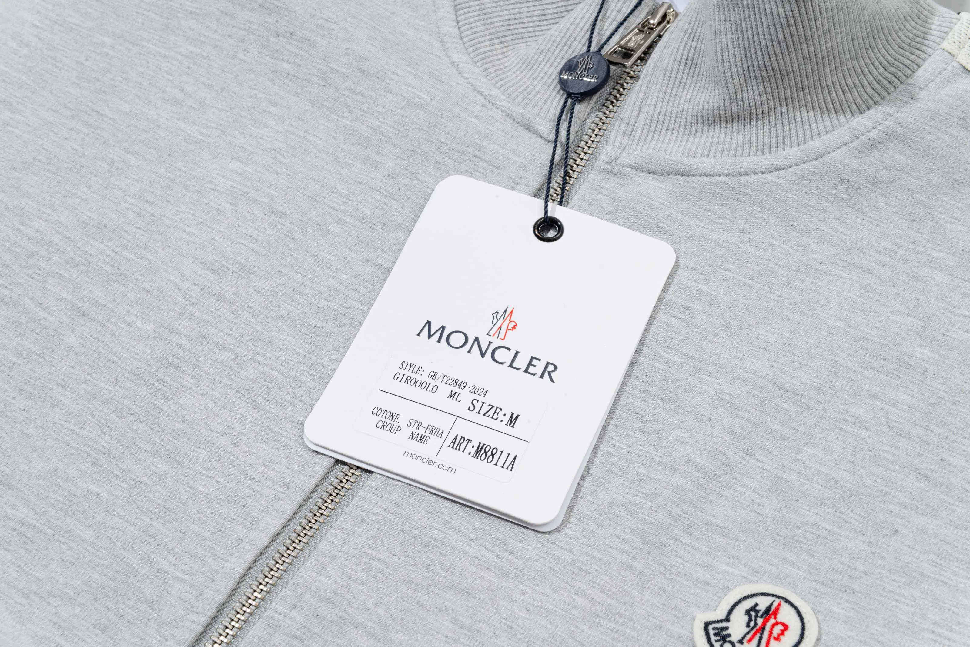 P270 MONCLER/muzzle Customized fabric suit casual sweatpants Simple side webbing splicing technology brand small chapter logo LOGO Official synchronization High version High quality Fashion personality Versatile trend Pure original quality Original fabric Hang tag Collar label Washed wheat Complete three standards Color: Black. Blue. Gray. Size: S-2XL