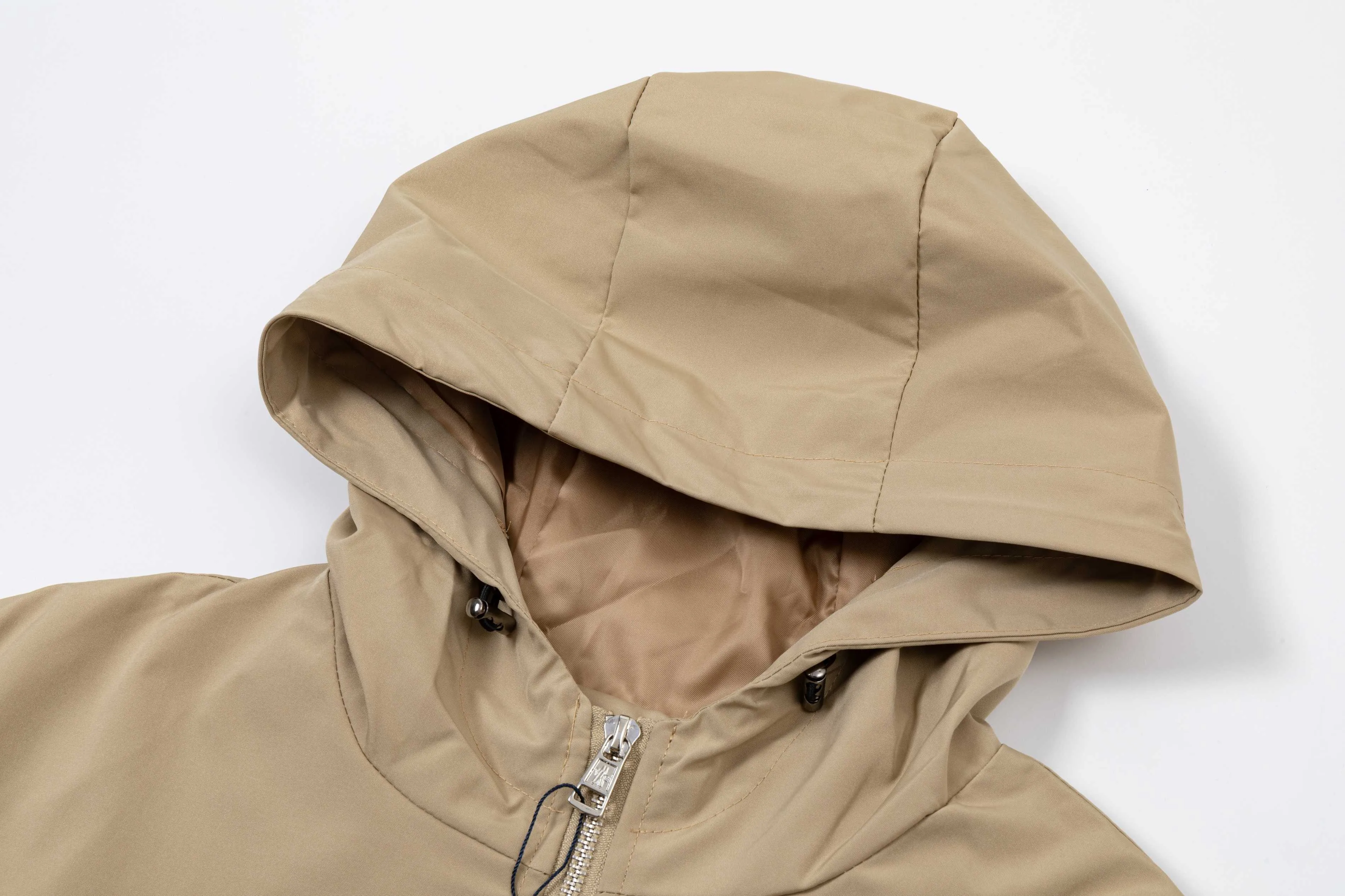 P320 2025 Mouthless MONCLER... New style for autumn and winter Hardware logo. High-quality hooded jacket. Mainly recommended version. Customized fabrics. Higher grade. High-density memory brushed lining. More fashionable and comfortable. High-standard customization. The upper body is very stylish. Classic and versatile. It can be matched with any fashion. The version is super good. It is recommended!  Color: Khaki Black Size: M-4XL