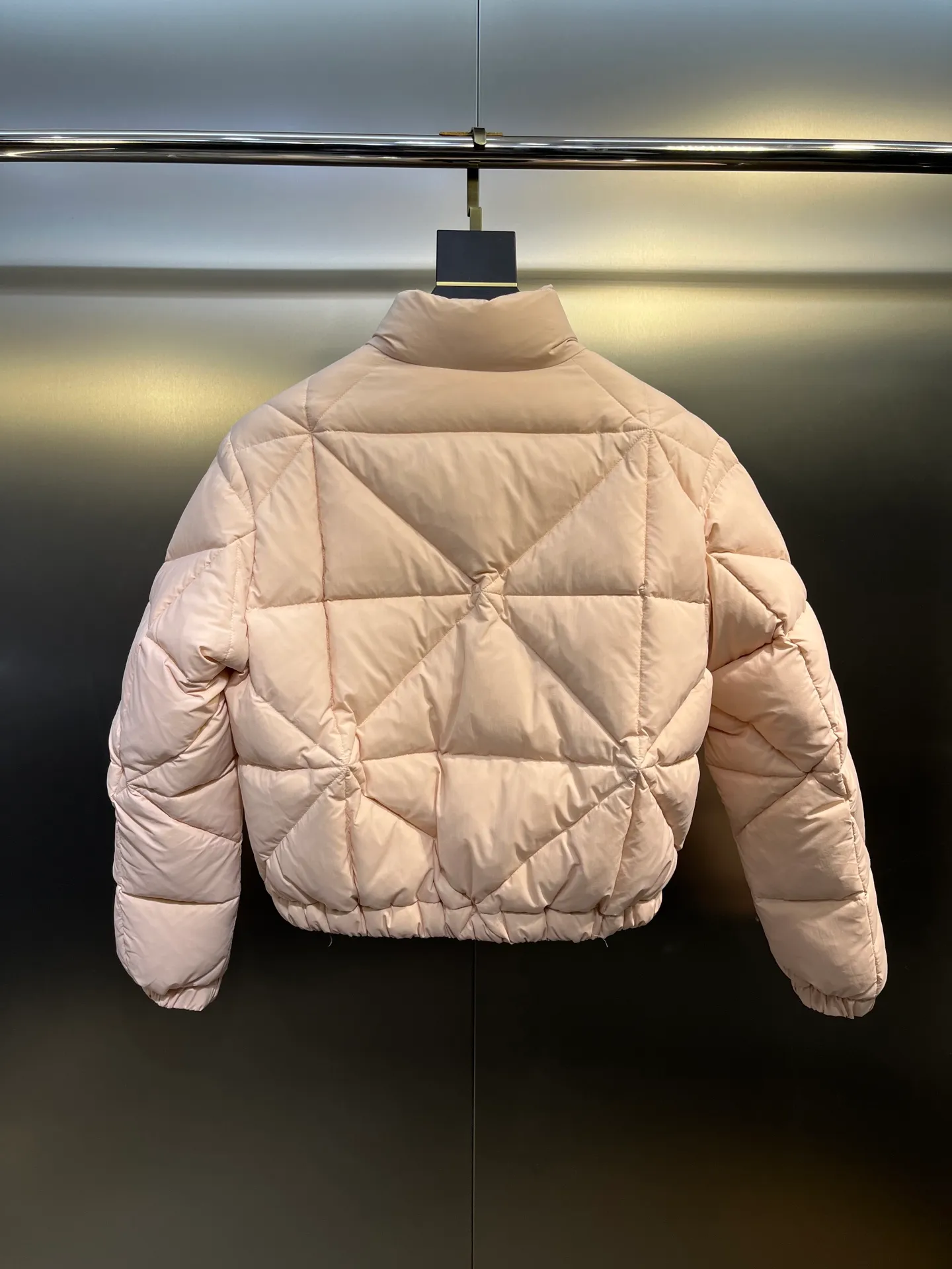 P860 moncler 🌟Highest quality Moner 2025 Autumn and Winter New Anafi Women's Diamond Quilted Short Down Jacket Color: Black Pink Size: 0123