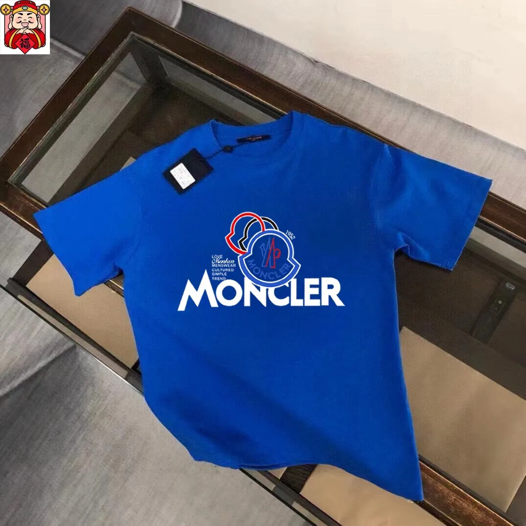 P140 Original men's casual short-sleeved T-shirt from the brand [MONCLER] (Good News for Fat People), new product for the spring and summer of 2025, customized with top-notch logo craftsmanship on the chest, matching details throughout the piece, top-notch quality and tailoring design, customized imported mercerized cotton fabric! Full of style, the color scheme is light and versatile. M-5XL (wear up to 220 pounds)