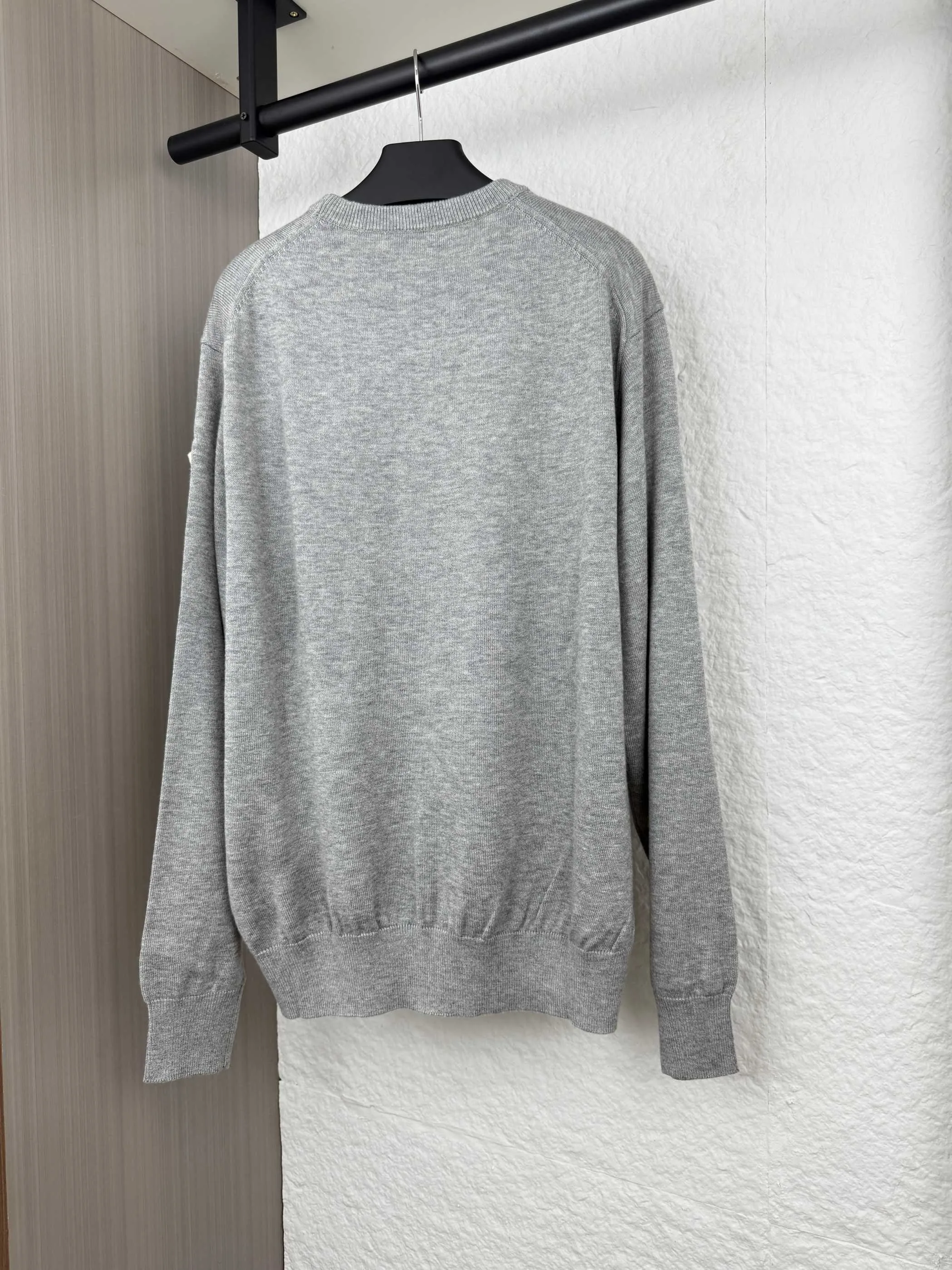 P430 Moncler masked letter jacquard armband knitted sweater S/M/L/XL