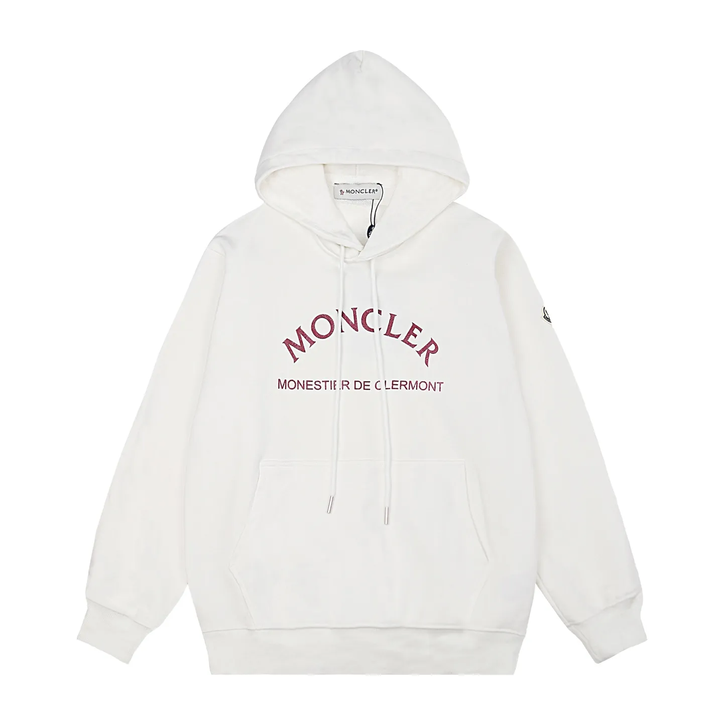 P234 Style number: 856 〈MONCLER〉 Mongolian hooded sweatshirt. The price of the hooded sweatshirt is actually quite advantageous. Those who have been to the counters should know that the price of the hooded sweatshirt is not much cheaper than that of Gucci Burberry. It is just relatively low-key and unwilling to hype. It is a picture that you want to buy or not. It has an arrogant existence... ✅Original custom-made with logo eyelets and hood ✅460g 100% cotton wool-eating fabric OS version is too large ✅Matched with the original high-weight double yarn thread ✅Correct three-needle and five-thread craftsmanship Chain edge Color: Black White Size S M L
