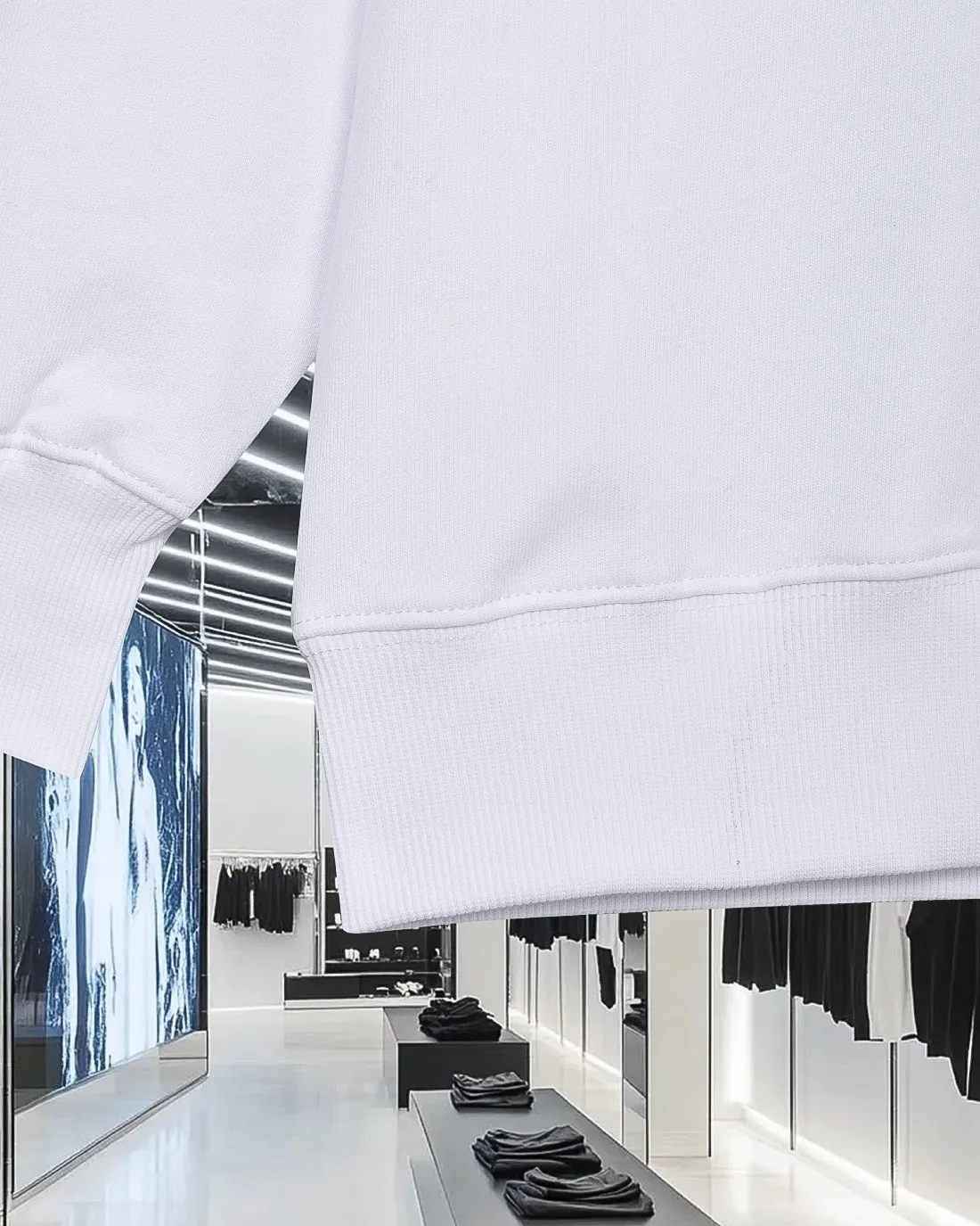 P220 (Next day shipping) MONCLER/Mousse 2025Fw new autumn and winter style 400g pullover round neck long-sleeved sweatshirt Three-dimensional offset letter logo embossed technology Same style for men and women Brand classic Pure cotton fabric Official synchronization High version High quality Fashion personality Versatile trend Pure original quality Original fabric Hang tag Collar label Washed wheat Three complete labels Color: Black. White. Size: S-XL