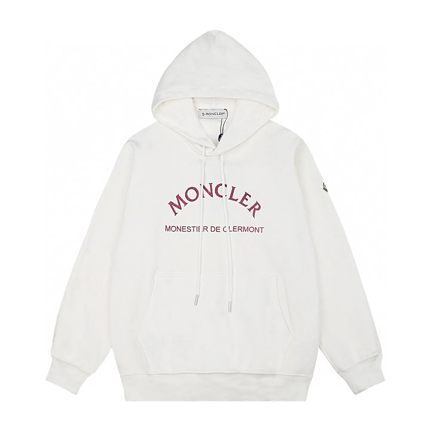 P234 Style number: 856 〈MONCLER〉 Mongolian hooded sweatshirt. The price of the hooded sweatshirt is actually quite advantageous. Those who have been to the counters should know that the price of the hooded sweatshirt is not much cheaper than that of Gucci Burberry. It is just relatively low-key and unwilling to hype. It is a picture that you want to buy or not. It has an arrogant existence... ✅Original custom-made with logo eyelets and hood ✅460g 100% cotton wool-eating fabric OS version is too large ✅Matched with the original high-weight double yarn thread ✅Correct three-needle and five-thread craftsmanship Chain edge Color: Black White Size S M L