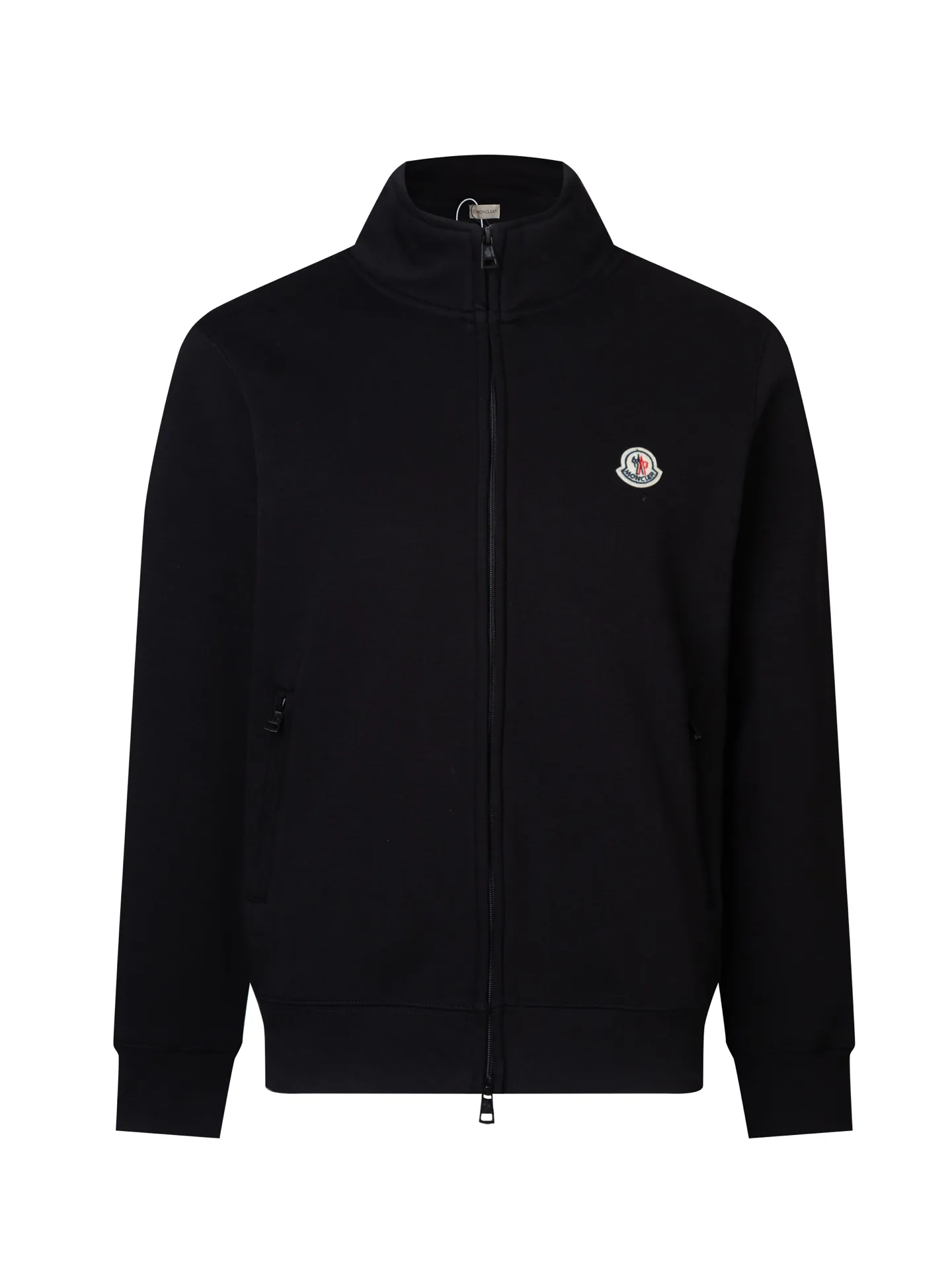 💰Coat 200, trousers 170, plus velvet style, popular recommendation for foreign trade orders - Moncler official website classic style, logo plus velvet and thickened casual jacket - using exclusive custom-made plus velvet and thickening, complete thread dyeing in the same vat, customized accessories, exclusive quality difference currency, welcome to compare - Color: black - Size: M L XL XXL