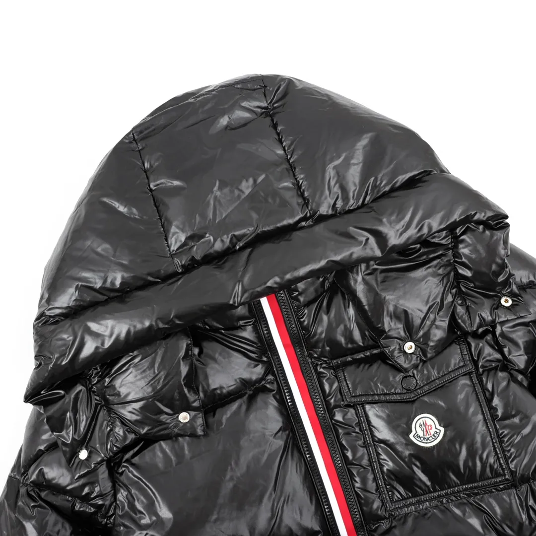 P800 Moncler/mask webbing hooded down jacket Size: 1-5