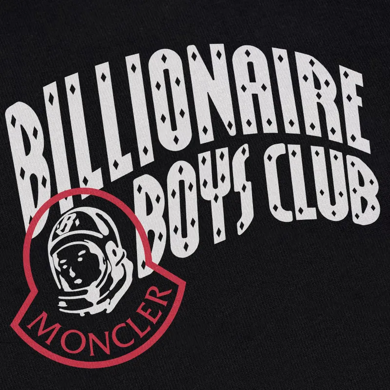 P240 Recommend the most popular Moncler masked 380g printed terry crew neck sweatshirt. Breathable pure cotton fabric. The texture is very soft and comfortable. No shrinkage, no deformation, no pilling). Original customized accessories. Collar label. Wash mark. Hang tag. Packaging (perfect details). Color: White. Black. Size: XS S M L.