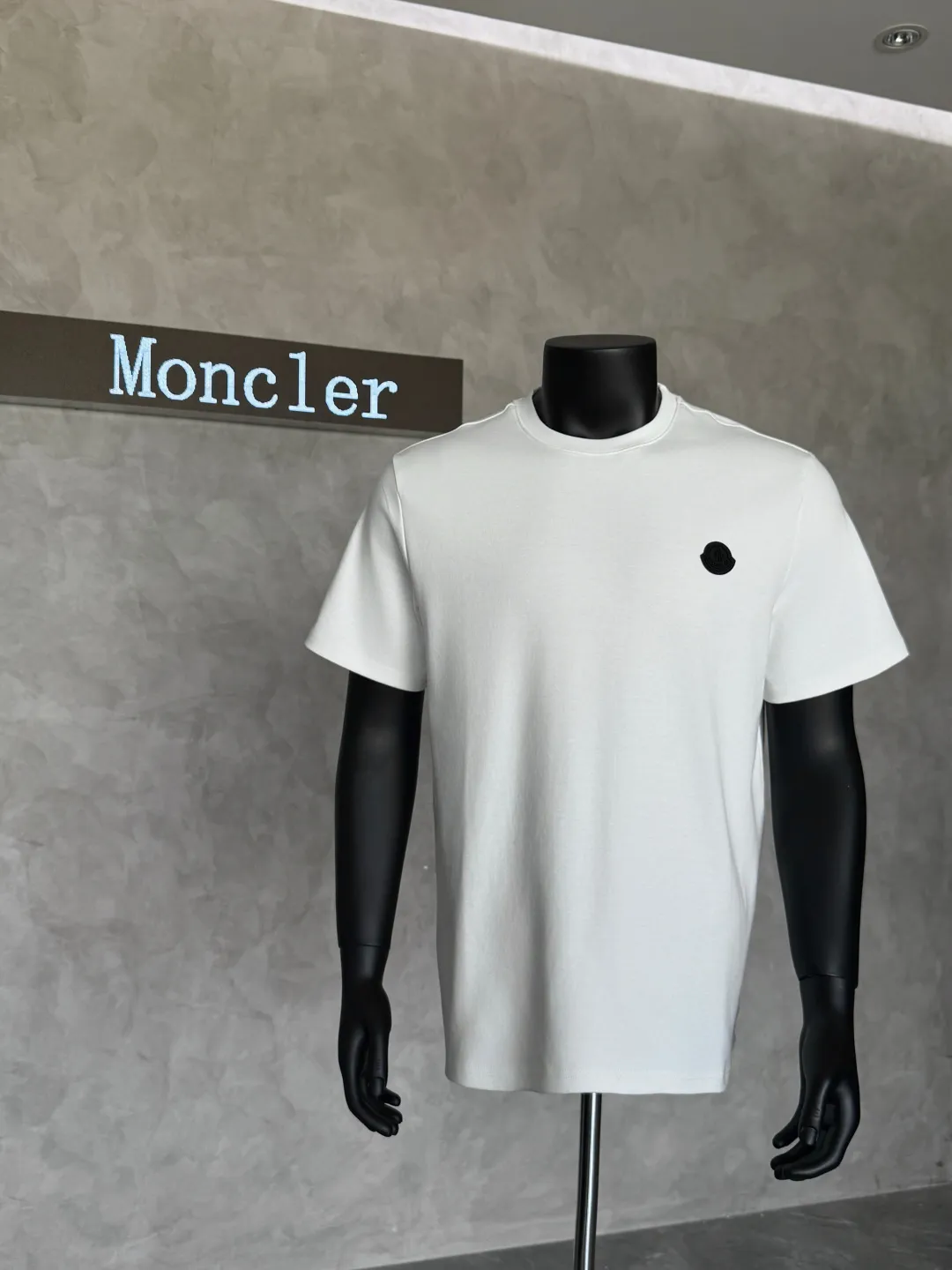 P160 2026 new Moncler men's clothing, classic solid color short-sleeved T-shirt with small label, 280 cotton, soft, comfortable and skin-friendly fabric, s—xxl