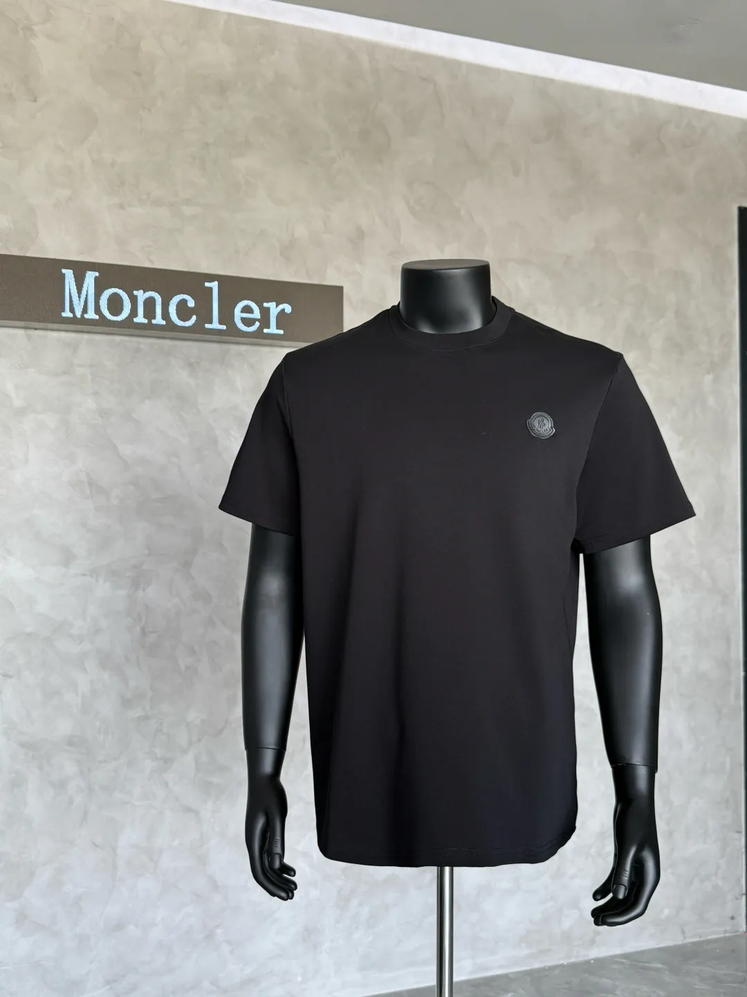 P160 2026 new Moncler men's clothing, classic solid color short-sleeved T-shirt with small label, 280 cotton, soft, comfortable and skin-friendly fabric, s—xxl