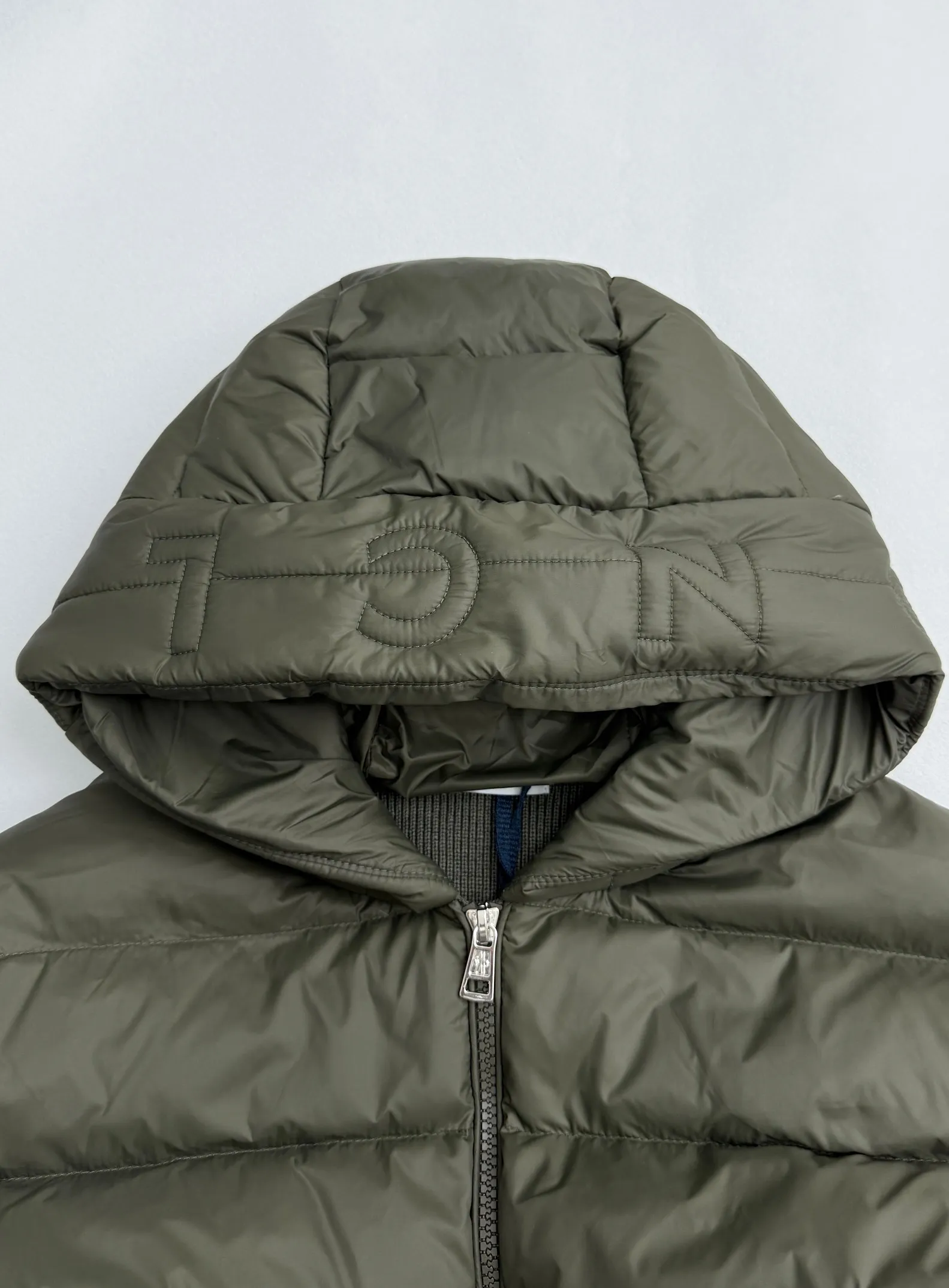 P690 Moncler wool knitted patchwork hooded down jacket 0/1/2/3/4