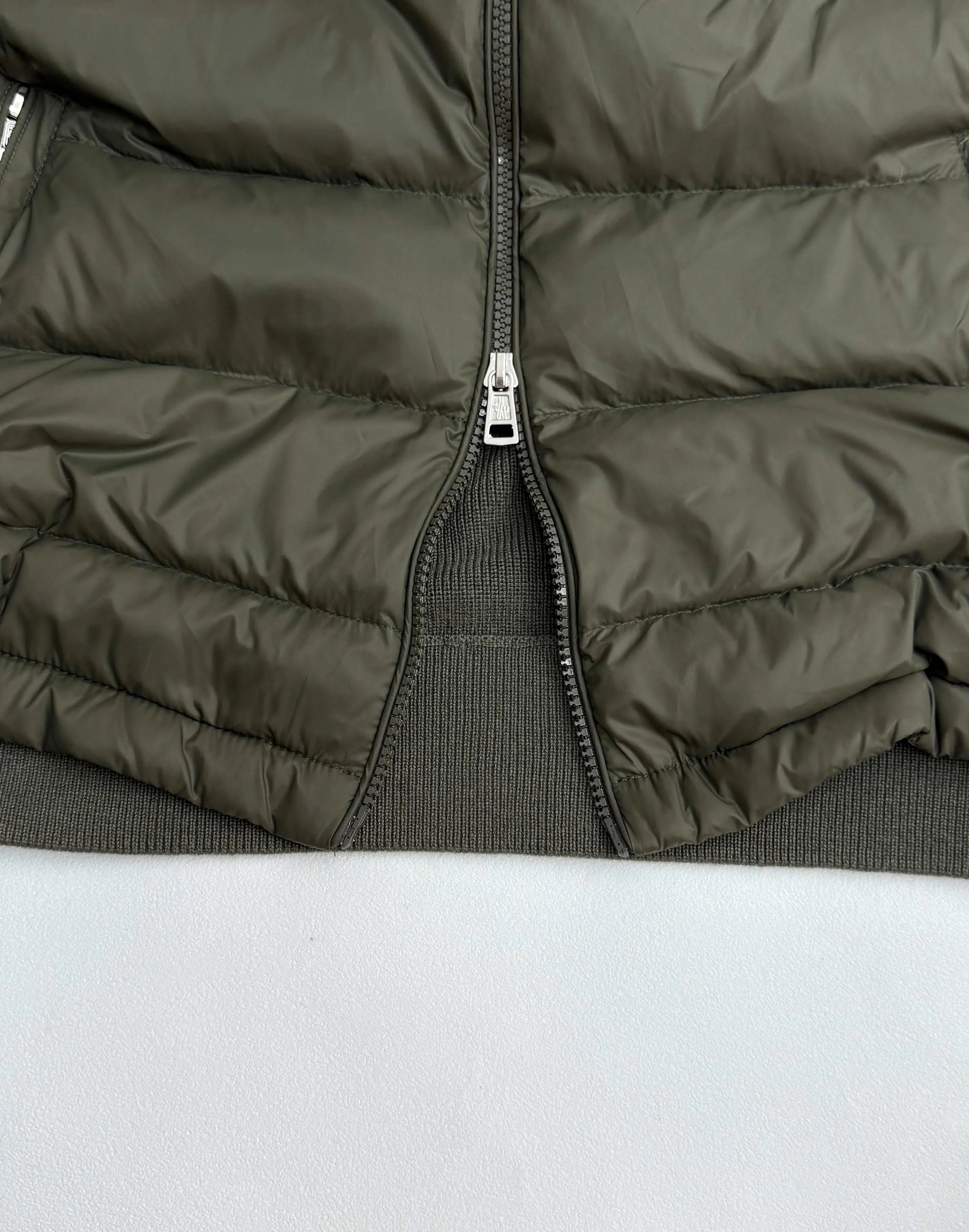 P690 Moncler wool knitted patchwork hooded down jacket 0/1/2/3/4