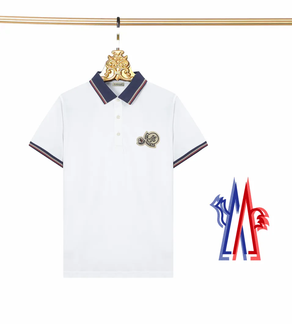 P200 (complete with three standards) - MONCLER Meng Mouth counters are launching new logo embroidered lapel POLO shirts at the same time - Made from the original ZP consistent customized Solona double pique fabric, threads are dyed in the same vat with zero color difference, exclusive quality difference currency, welcome to compare - Color: white black - Code number: M L XL XXL XXXL