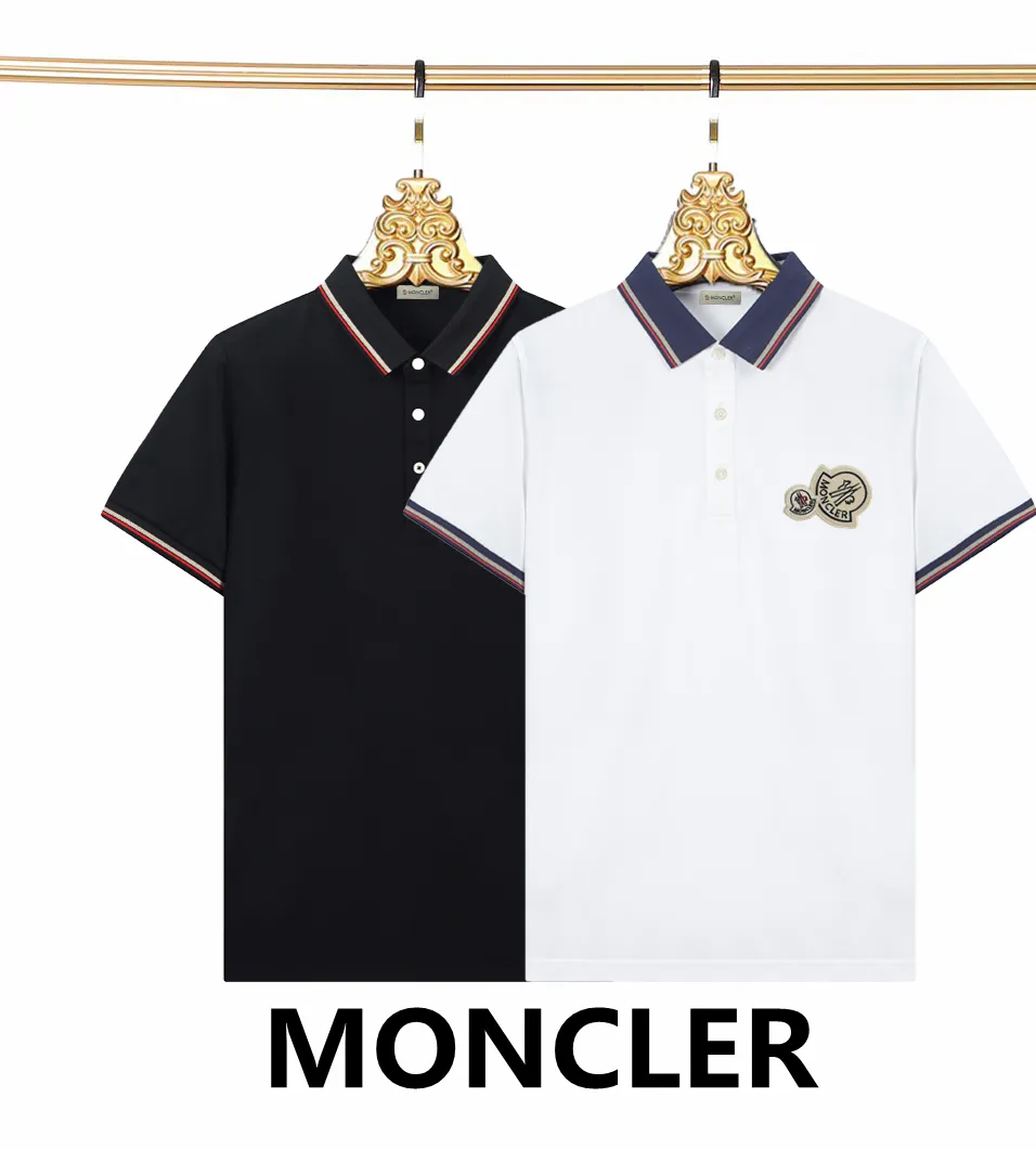P200 (complete with three standards) - MONCLER Meng Mouth counters are launching new logo embroidered lapel POLO shirts at the same time - Made from the original ZP consistent customized Solona double pique fabric, threads are dyed in the same vat with zero color difference, exclusive quality difference currency, welcome to compare - Color: white black - Code number: M L XL XXL XXXL