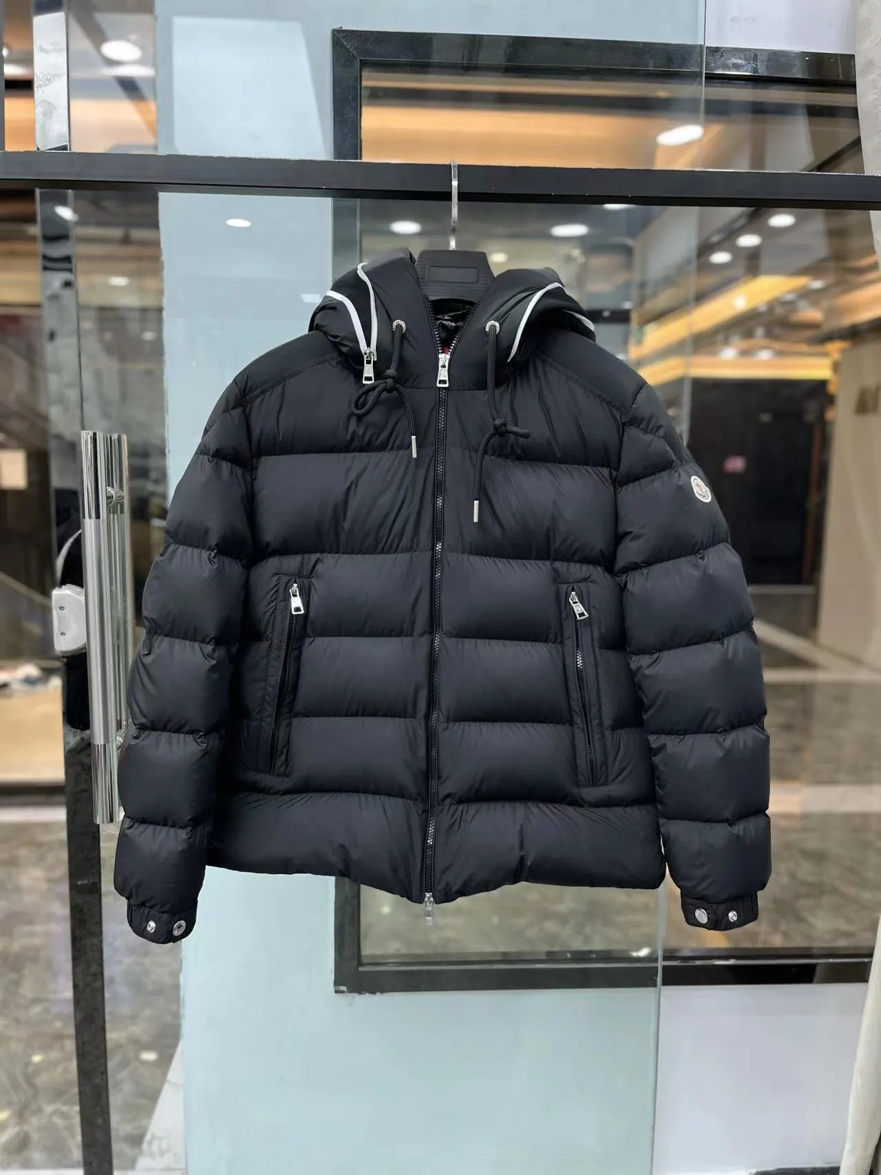 P880 🆕❤️2022🆕New Moncler Cardere short down jacket Color: Black White, Green Size: 12345