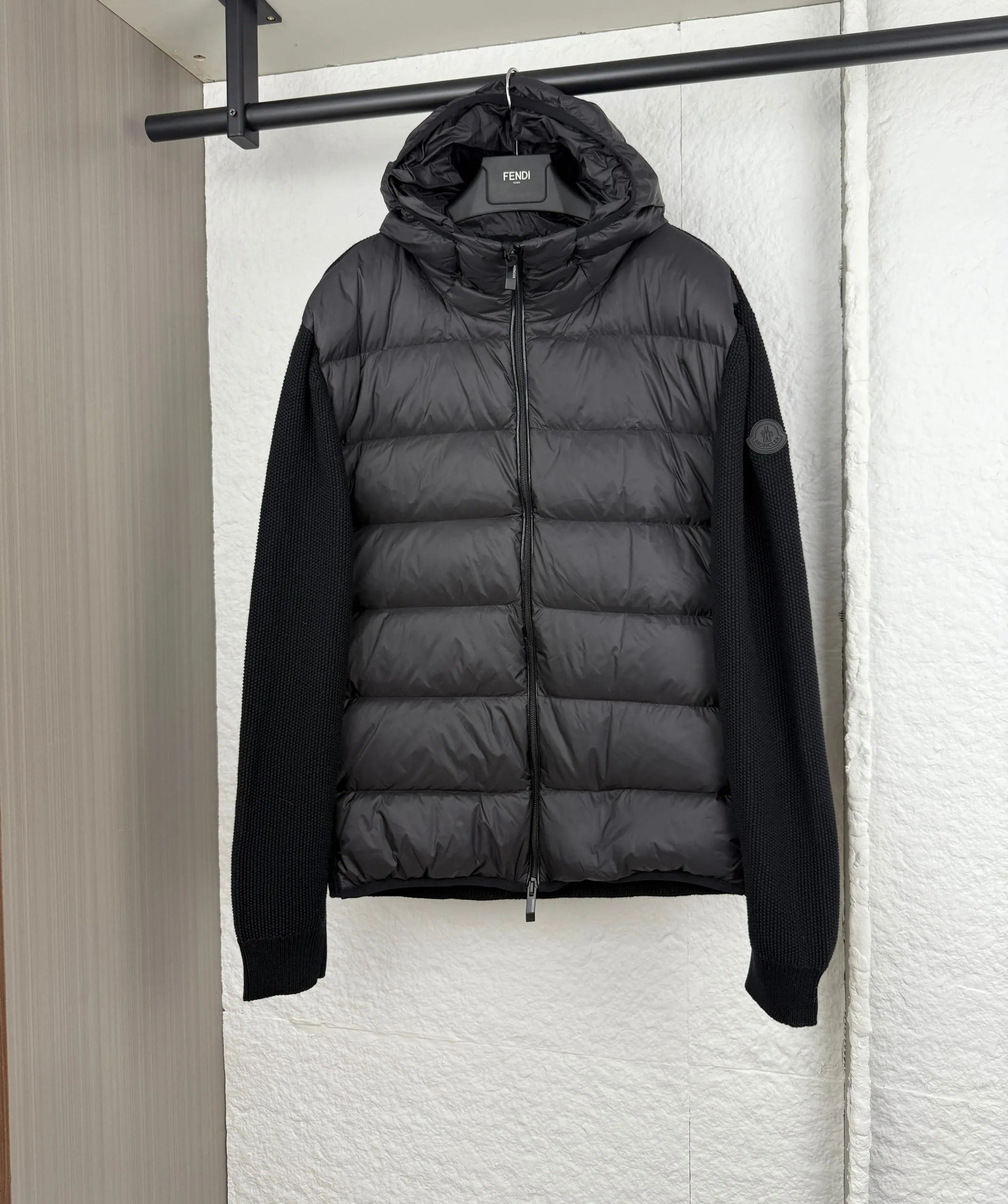P770 Moncler Padded Corduroy armband woolen patchwork down jacket S/M/L/XL