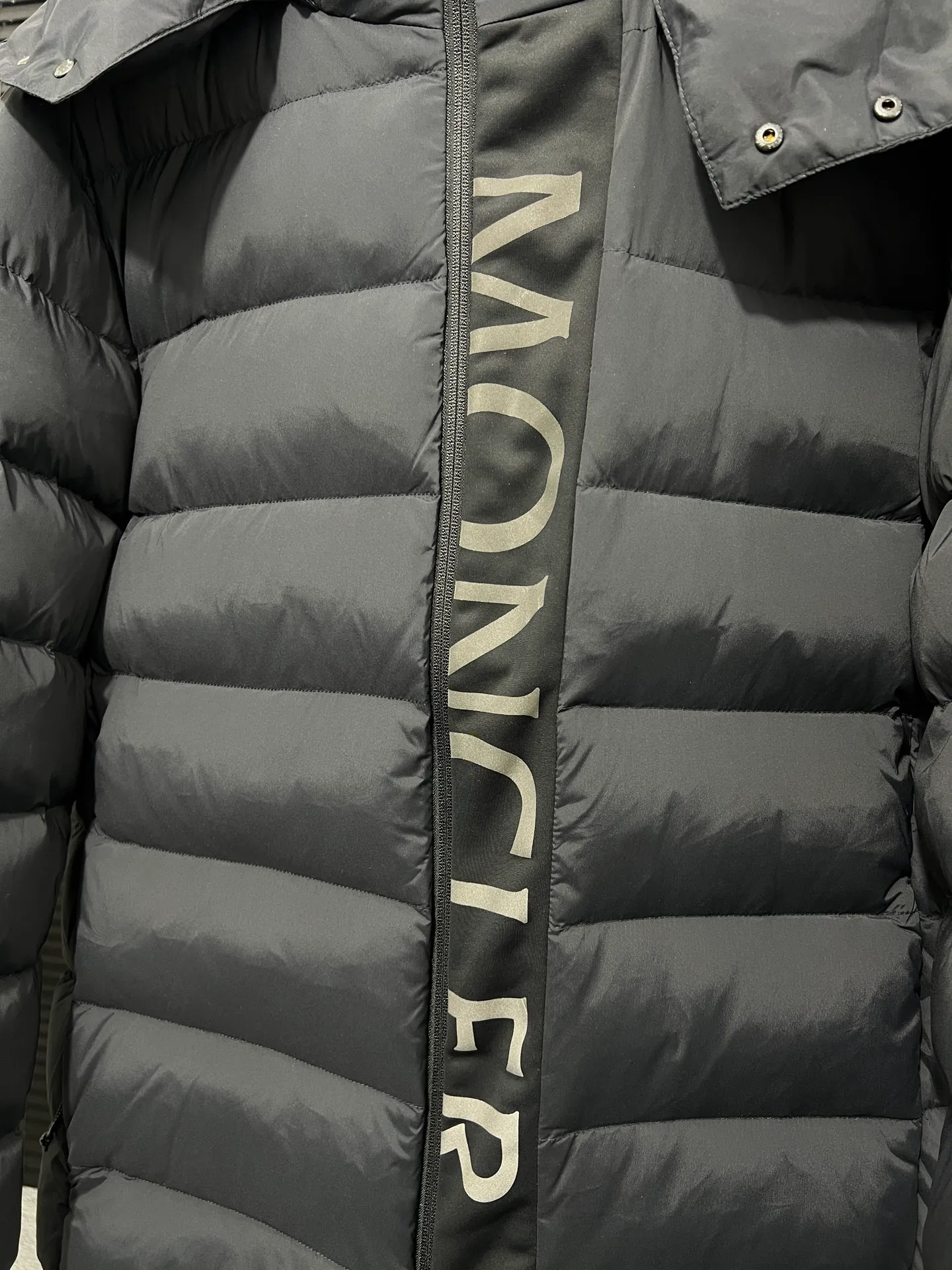 P680 Moncler Mouth Mouth 23FW latest style clothing, hat can be removed at will, color: black, size: 12345