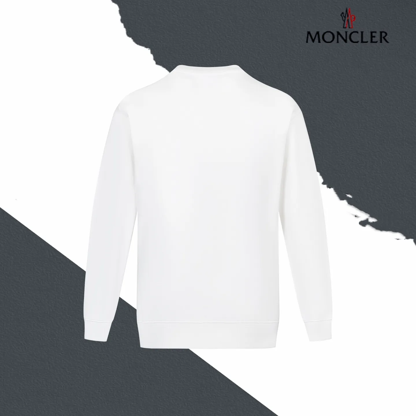 P230 model number SL334 MONCLER masked letter logo embroidered round neck sweatshirt. The fabric is made of 400g terry terry with a high weight of 95 cotton 5 hydrogen fiber 1×1 double yarn. It will not deform after washing for a lifetime. The same style for men and women. Official website details are the same. Full set of packaging. Complete three standards. Moisture-proof paper. Distinguish market currency. Feel free to compare OS version. Can wear up to 200 pounds. The upper body is comfortable and stylish. Color: black and white. Size: S-XL