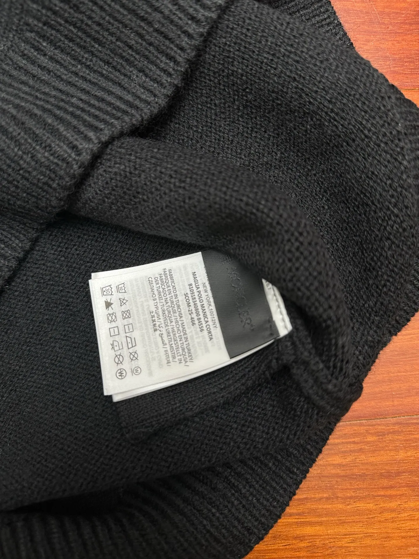 P450 💰MONCLER embroidered logo round neck long-sleeved sweater, genuine product purchased and developed by 3773, 35% wool double-ply blended wool, using Japanese imported loom (silver flute) seven needles, wool enzyme washing, wool jacquard, customized 1:1 chapter, customized 1:1 trademark, fitted version size: S M L XL
