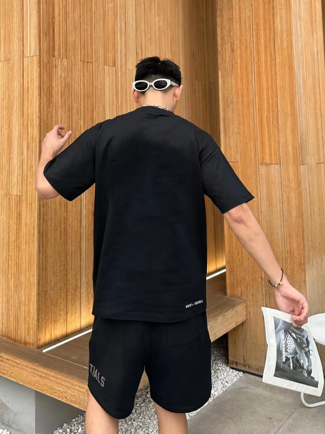 P140 🔥[Moncler] 2025FW short-sleeved T-shirt LOGO printing, high-end 26s double yarn 300g fabric, heavy fabric, custom stretcher rib, same vat and dye, complete three standards, same style for men and women, color: black, white, size: S M L XL 2XL