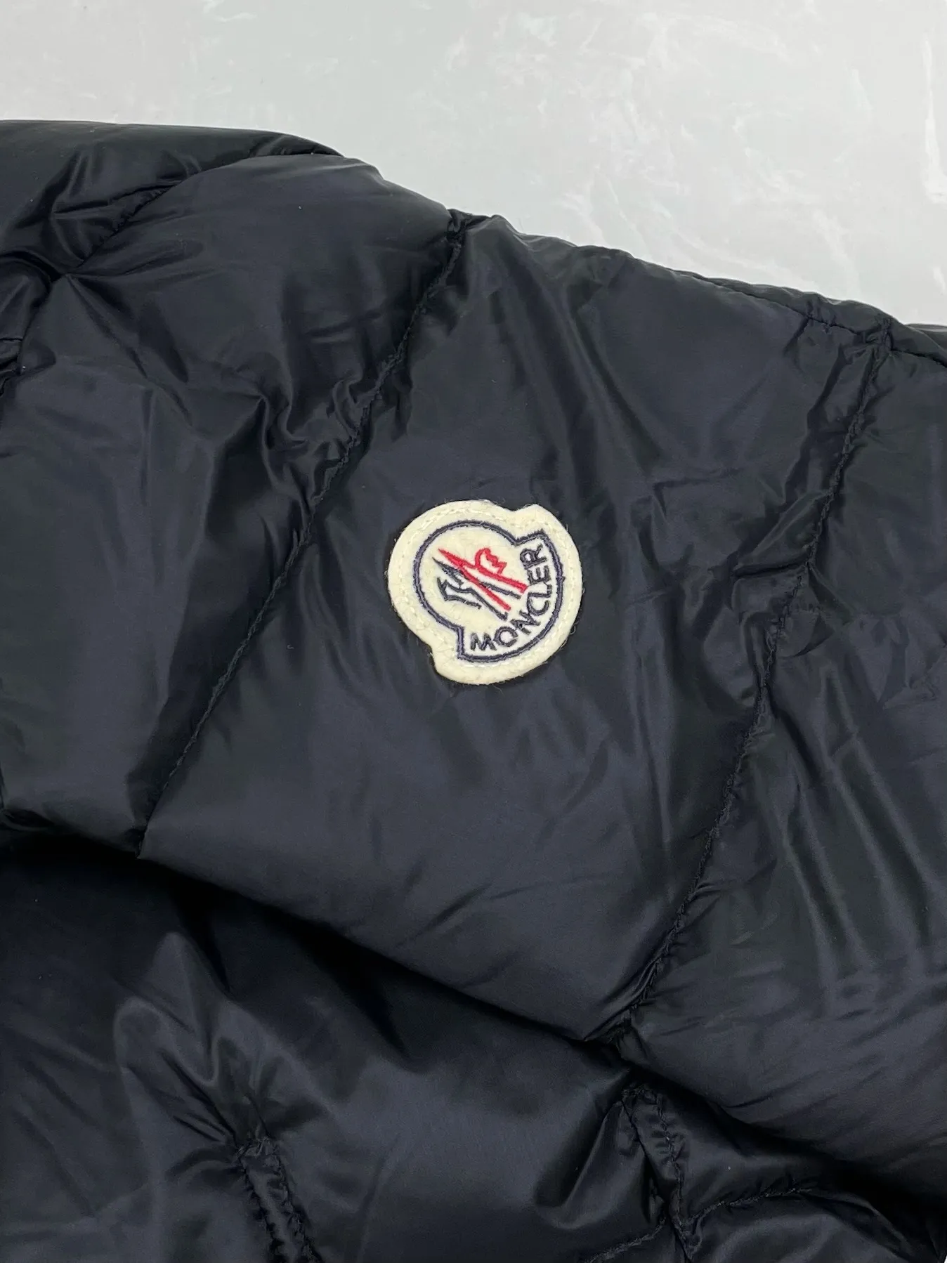 P970 (high version) Moncler-MONCLER Boed women's short waisted fur collar hooded down jacket Size:0-3