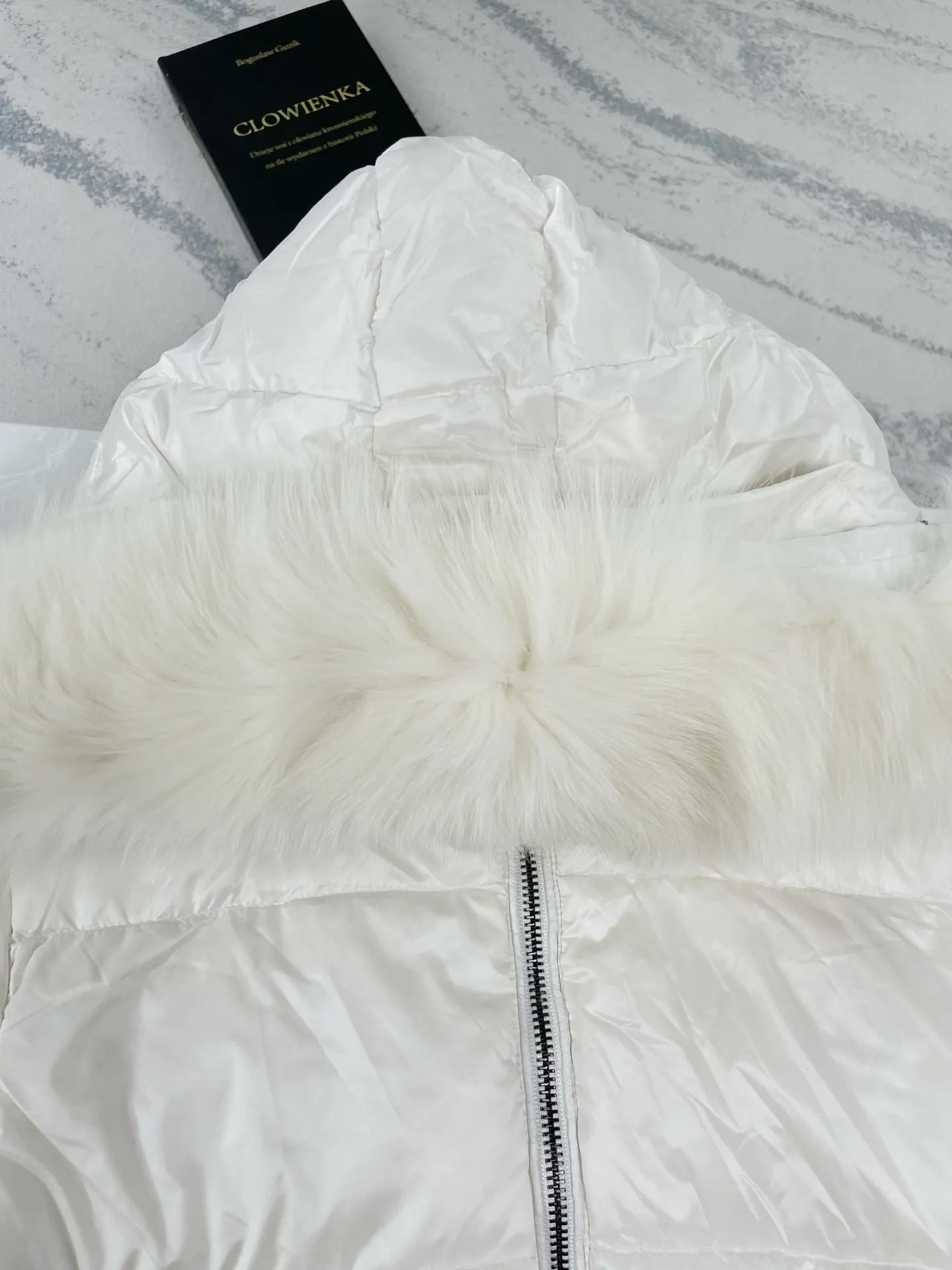 P970 (high version) Moncler-MONCLER Boed women's short waisted fur collar hooded down jacket Size:0-3