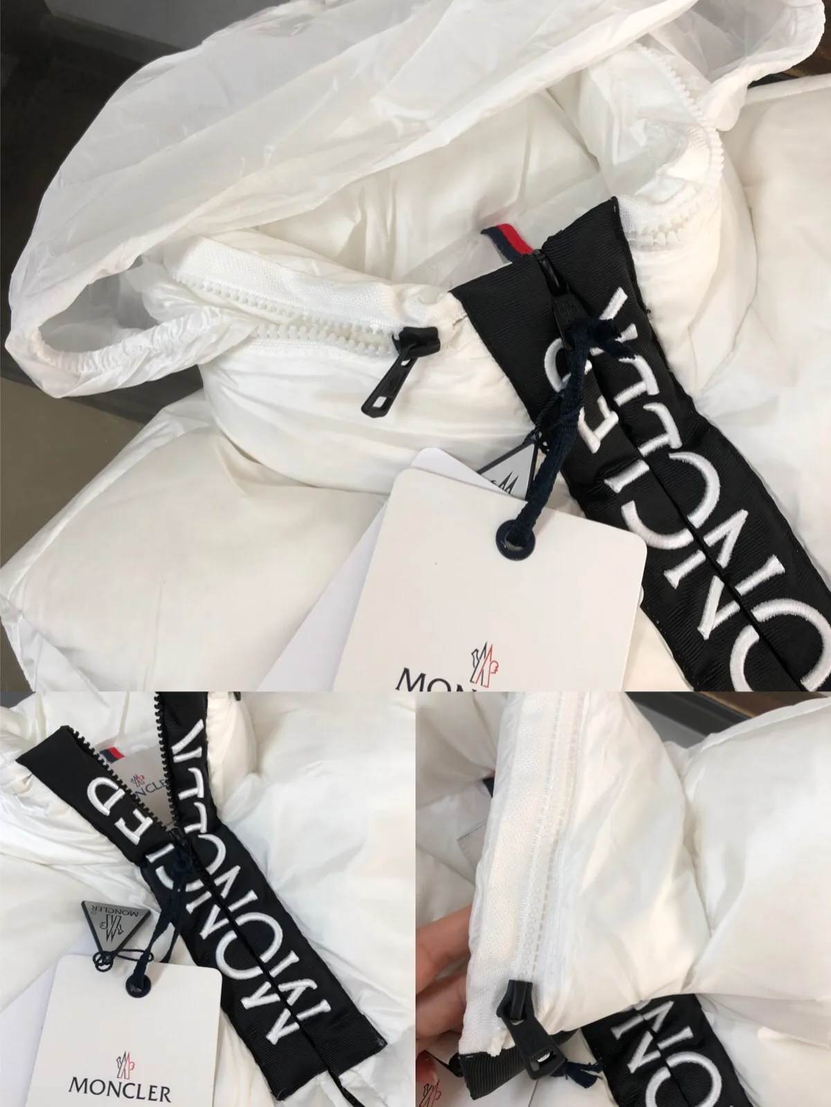 P680 🔥🔥Moncler 24 autumn and winter latest style! Fashionable down vest! Down vest! Hat can be hidden! The 100% cotton fabric selected from customers has extremely superior waterproof and breathable properties, and the fabric feels very soft, smooth and shiny! The inner filling is 90% white duck down, which has excellent fluffiness and resilience, and its cold-proof performance is unquestionable! Zipper pulls with customer-supplied brand letters engraved on them show off the aura of big brands everywhere, and they look good no matter how simple and elegant you wear them! Lightweight, convenient and warm, it can be paired with sweaters or sweatshirts! Fashionable and versatile ❤️ Color: black white Size: 12345 (M～3xl)